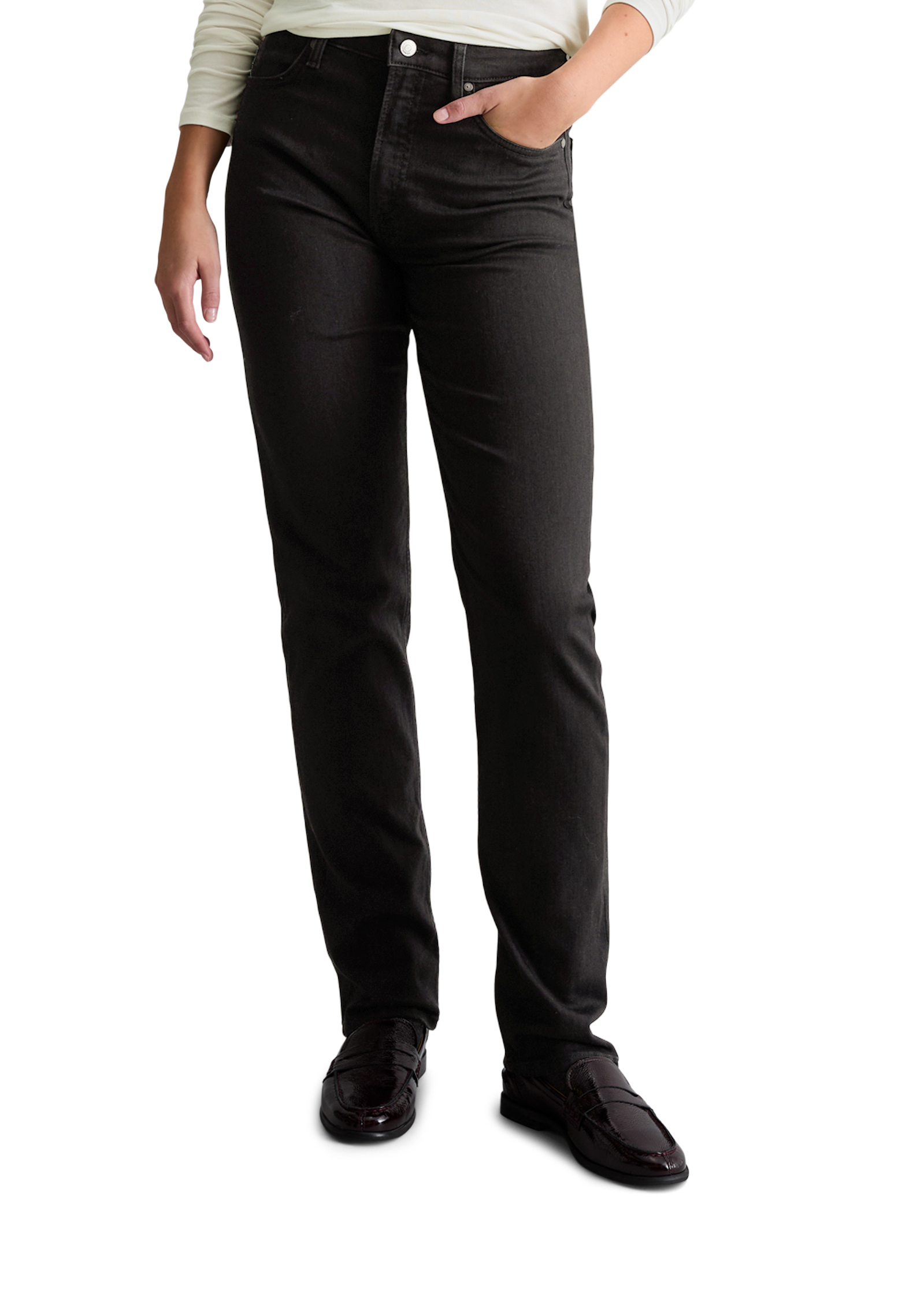 Jeans modèle Olina, coupe droite en coton stretch bio de haute qualité, MARC O’POLO DENIM