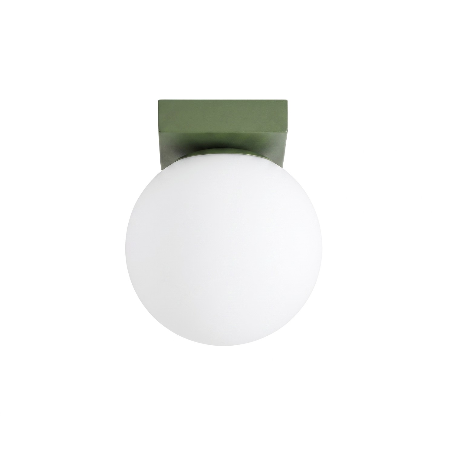 Plafonnier Acier Vert Olive G9 1 Yoli, EDEN