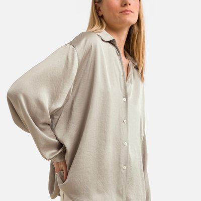 Рубашка бархатистая короткая с длинными рукавами WIDLAND AMERICAN VINTAGE