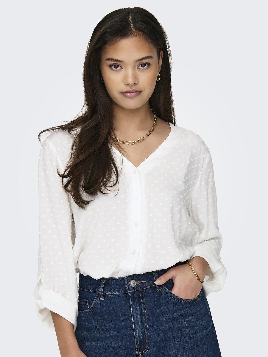 Dotted Tulle Blouse, JDY