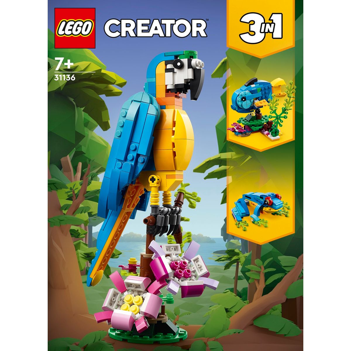 Les oiseaux Lego – La boite verte
