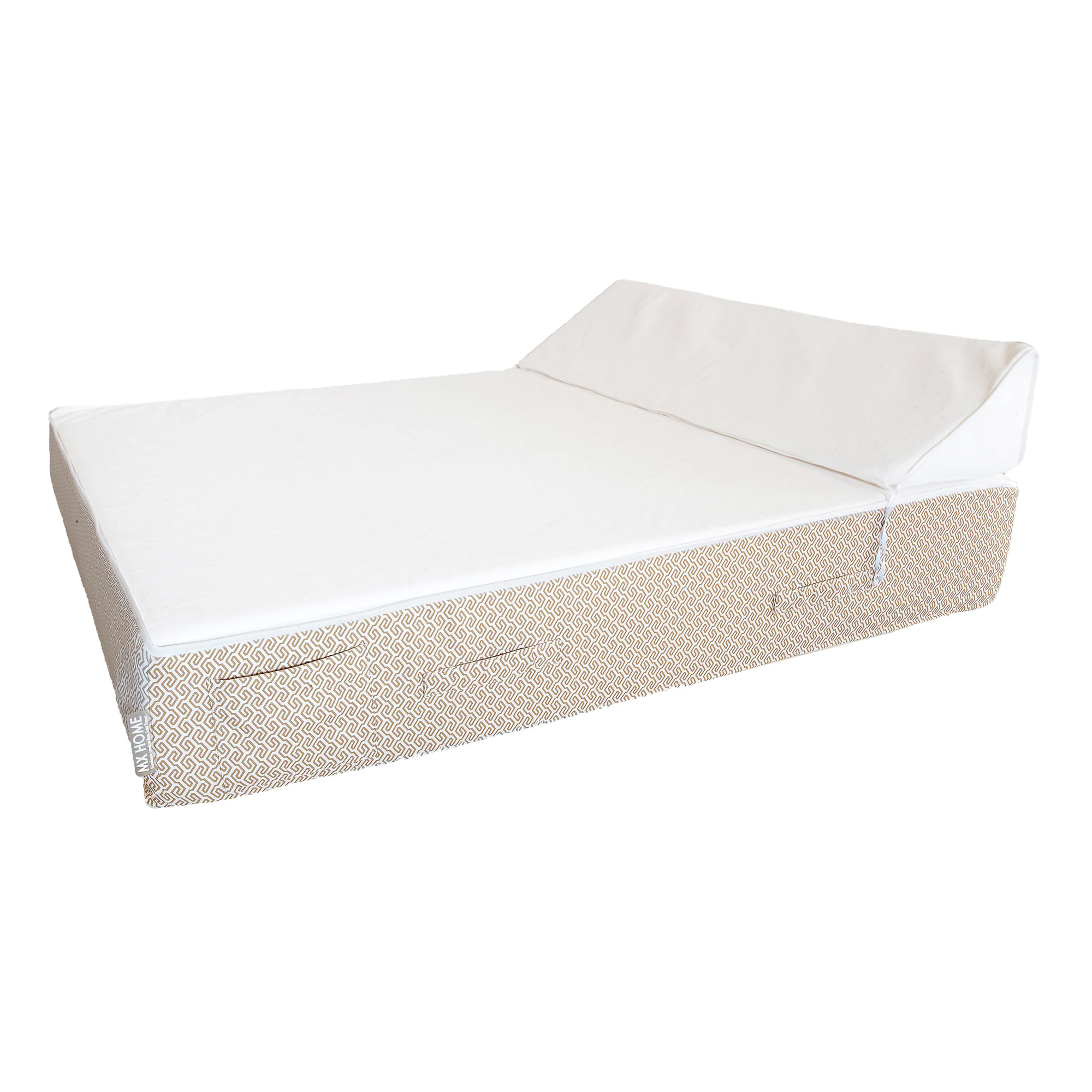 Lit bain de soleil extérieur en mousse 2 places, MX HOME