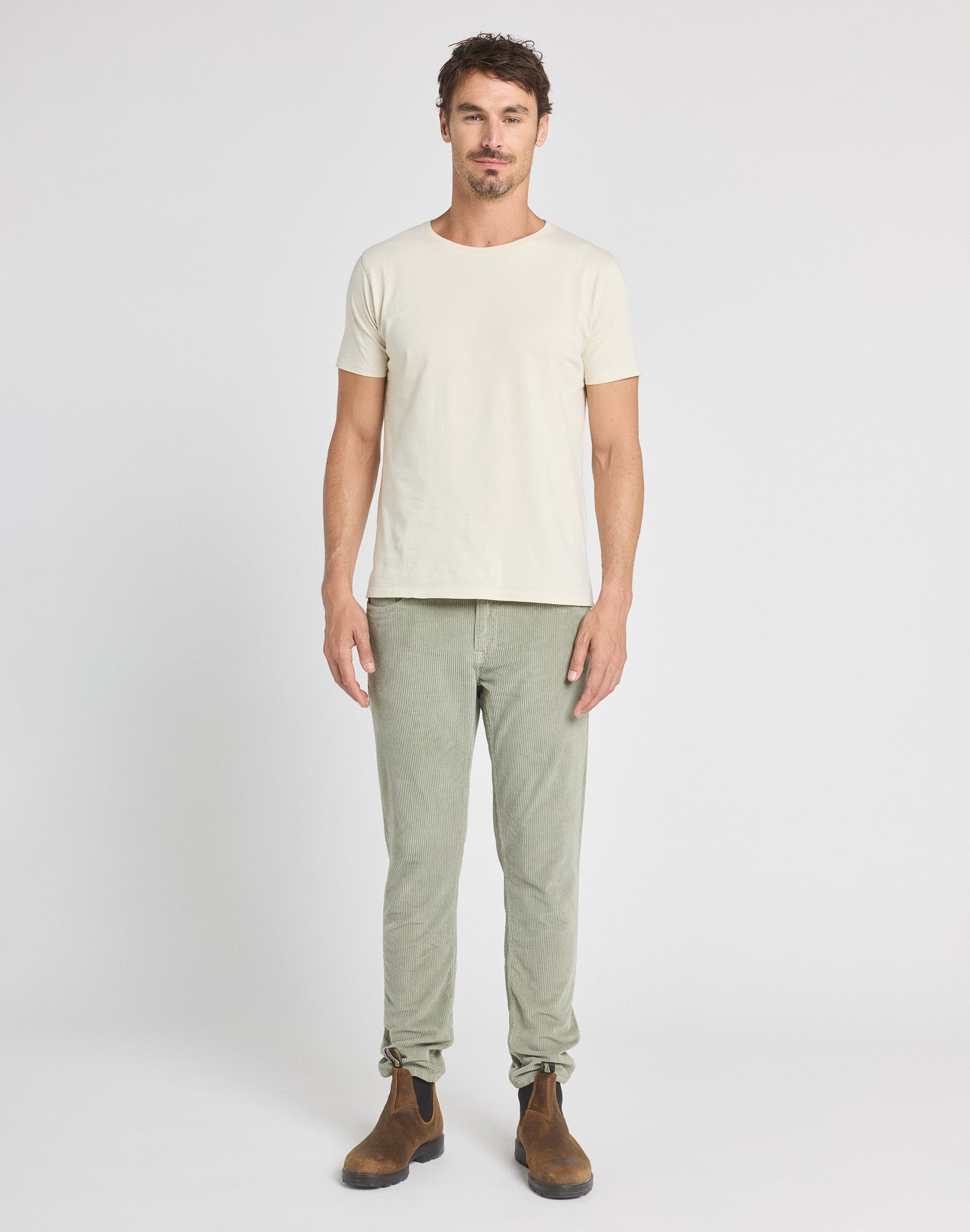 PANTALON REGULAR VELOURS CALIX, PULLIN