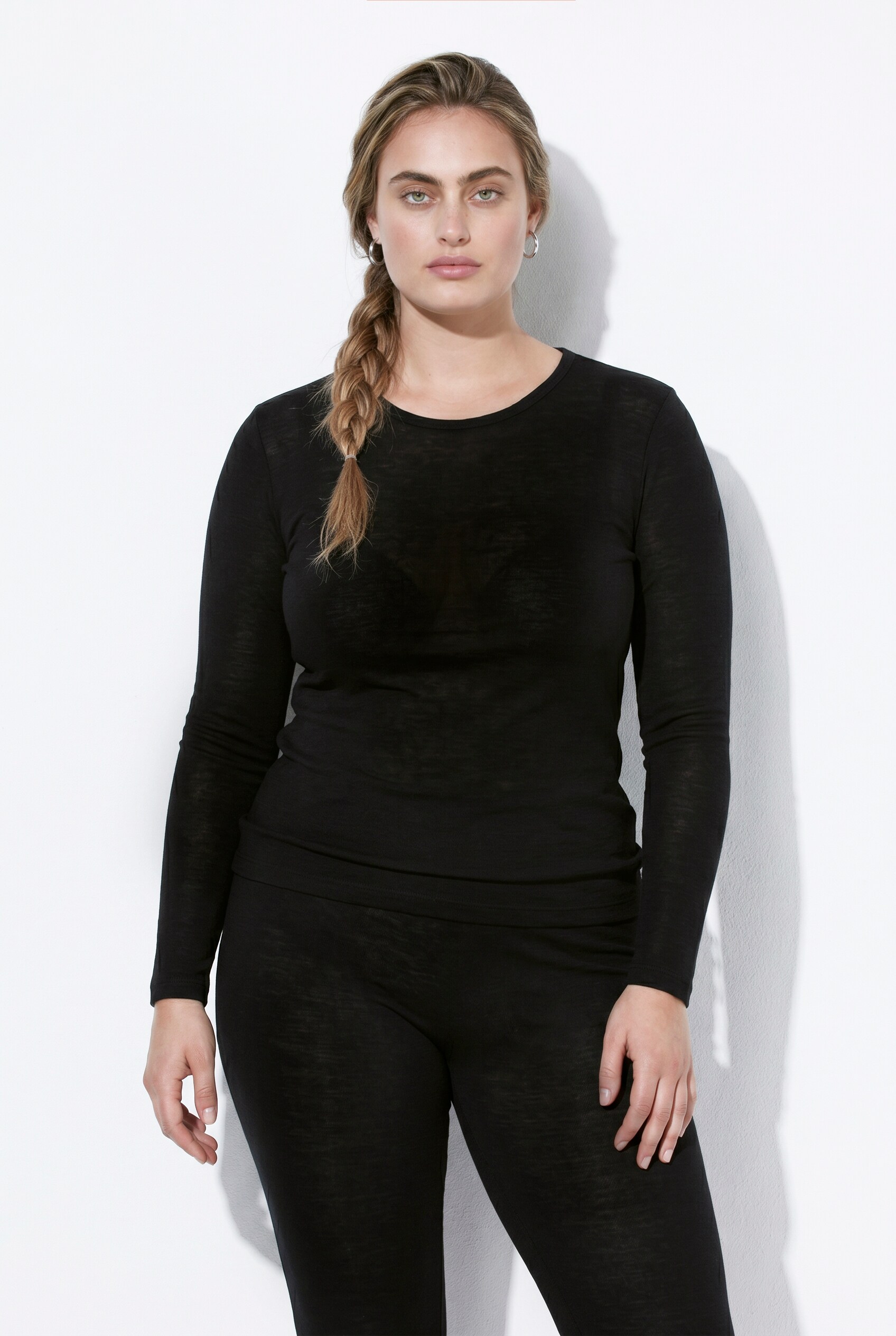 T-shirt en maille fine, coupe Slim Fit, ULLA POPKEN