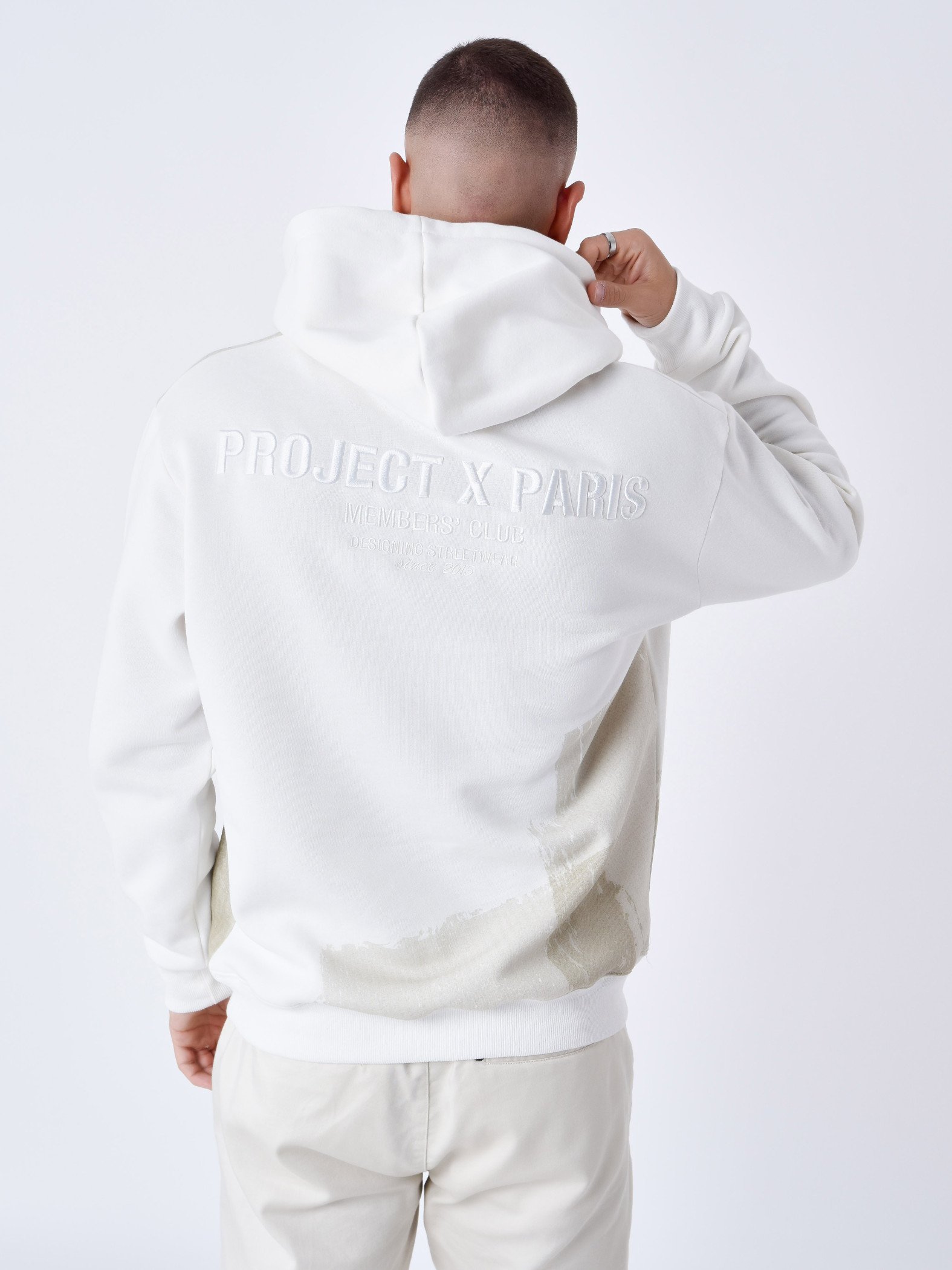 Sweat à Capuche Project X Paris - Broderie Cœur Brisé, 55% Coton 45% Polyester