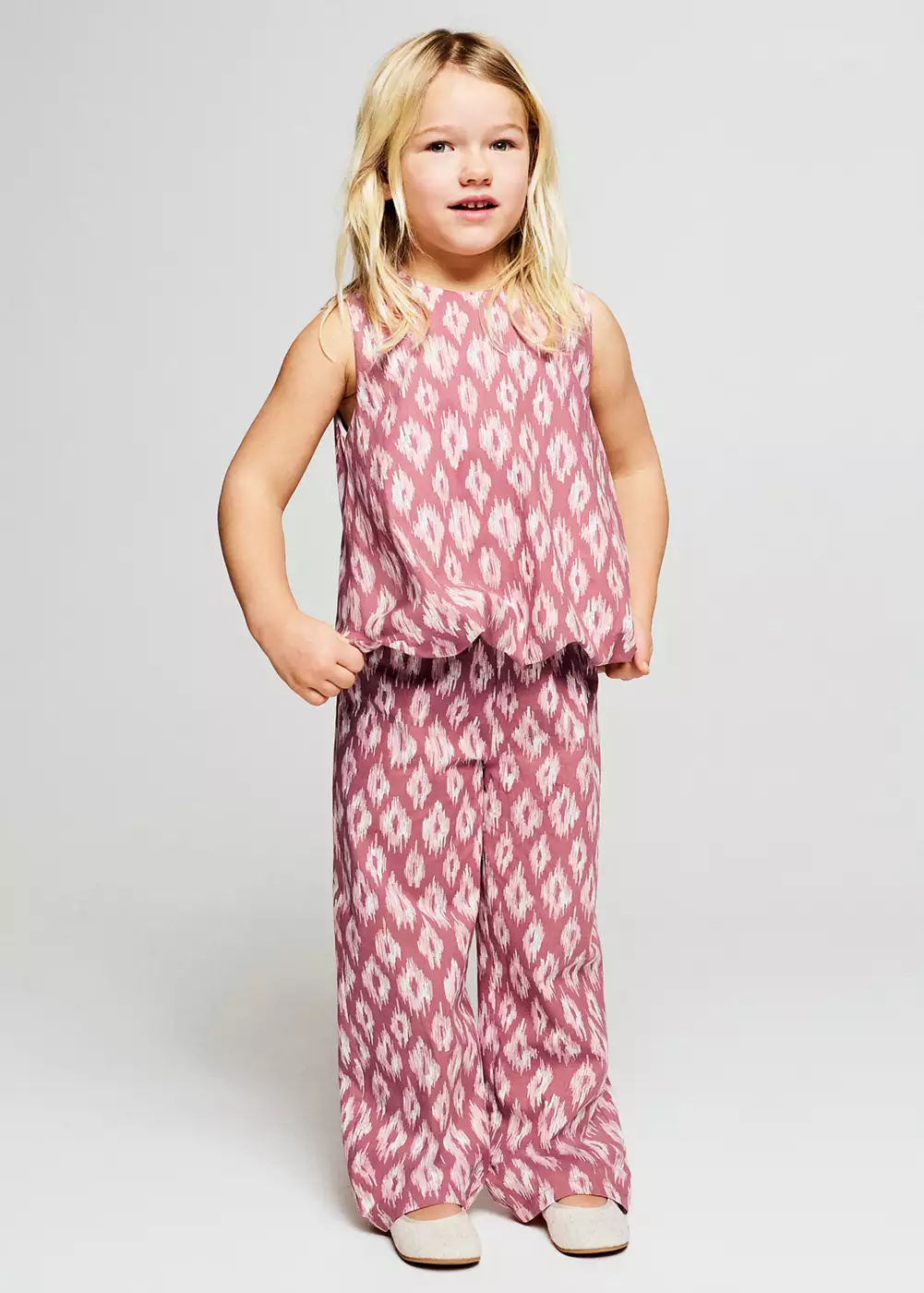 Pantalon imprimé coton, MANGO BABY