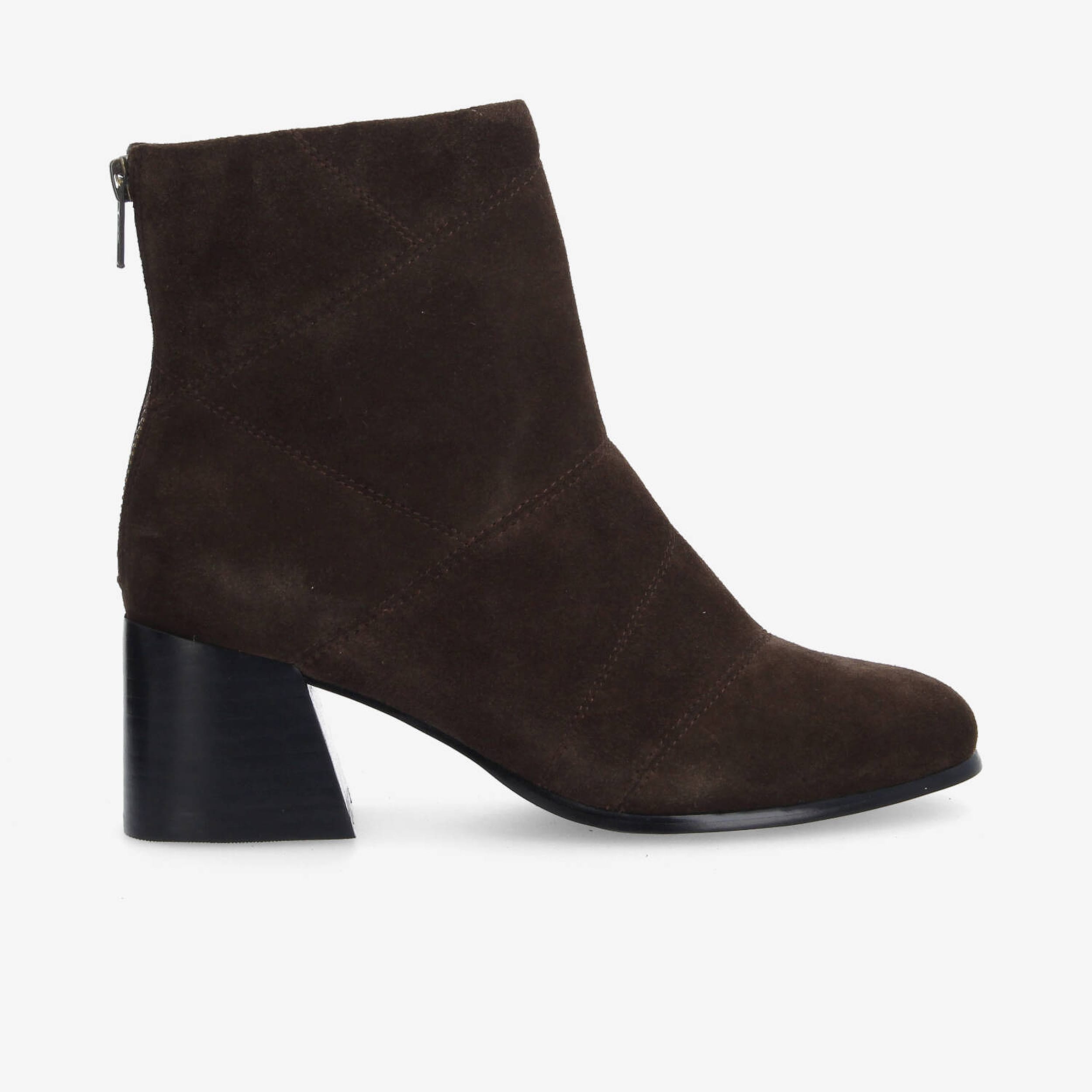 Skara Patch Boots - Marron Foncé, SCHMOOVE