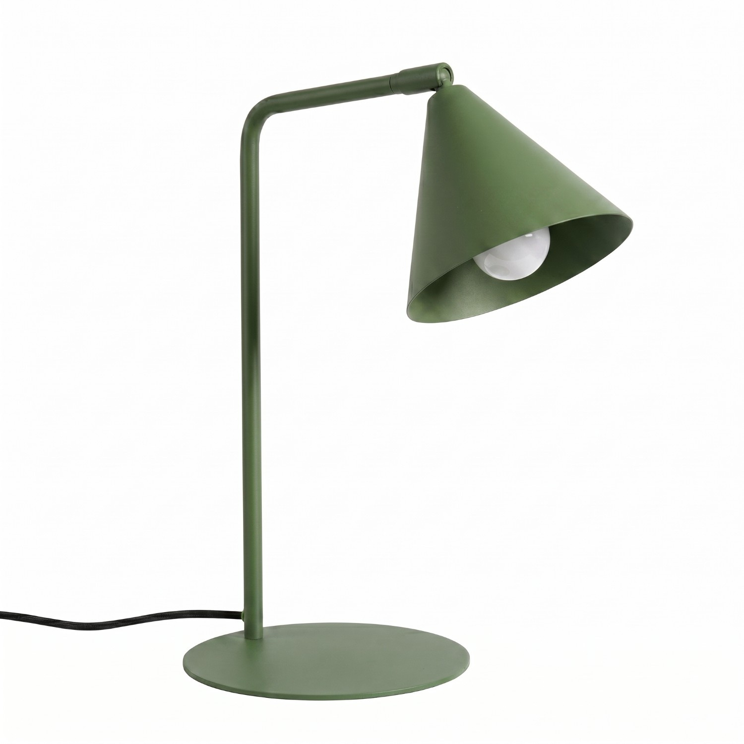 Lampe de bureau Acier Vert Olive E14 1 NOX, EDEN