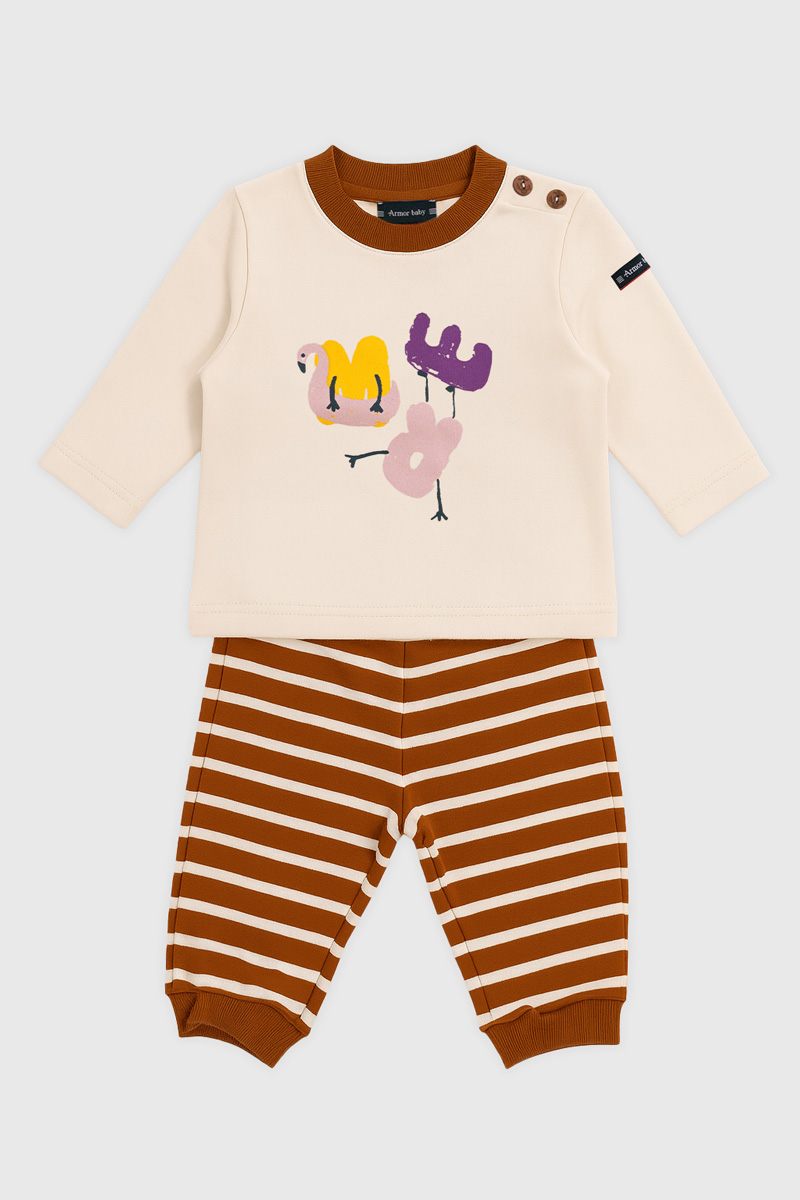 Pyjama en coton épais BABY, ARMOR-LUX