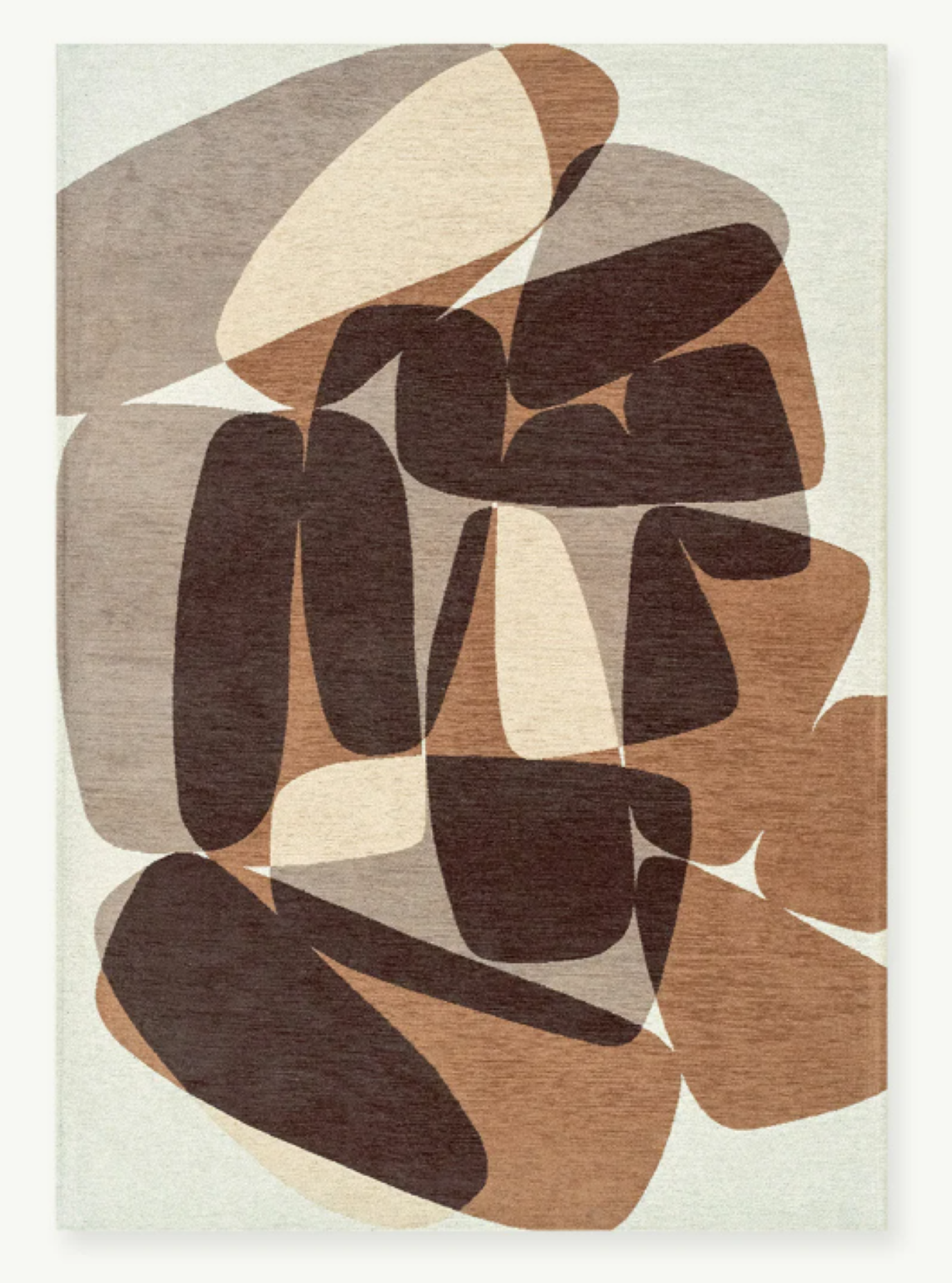 Tapis moderne tissé plat ROCKY, NOVATREND
