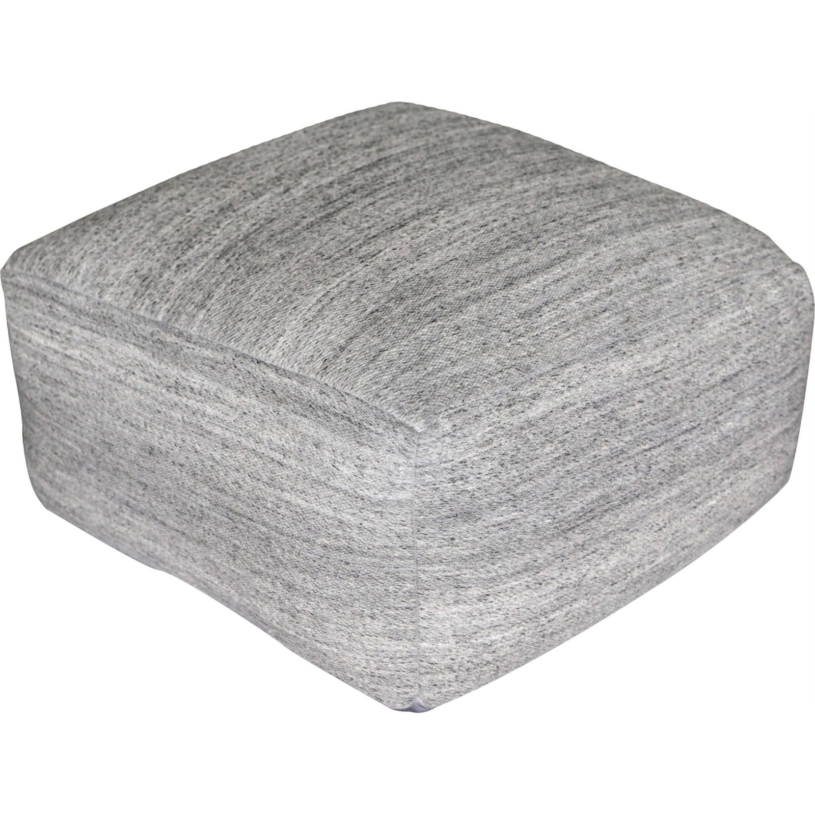 Pouf jacquard en laine et coton, Format carré, ARTE ESPINA