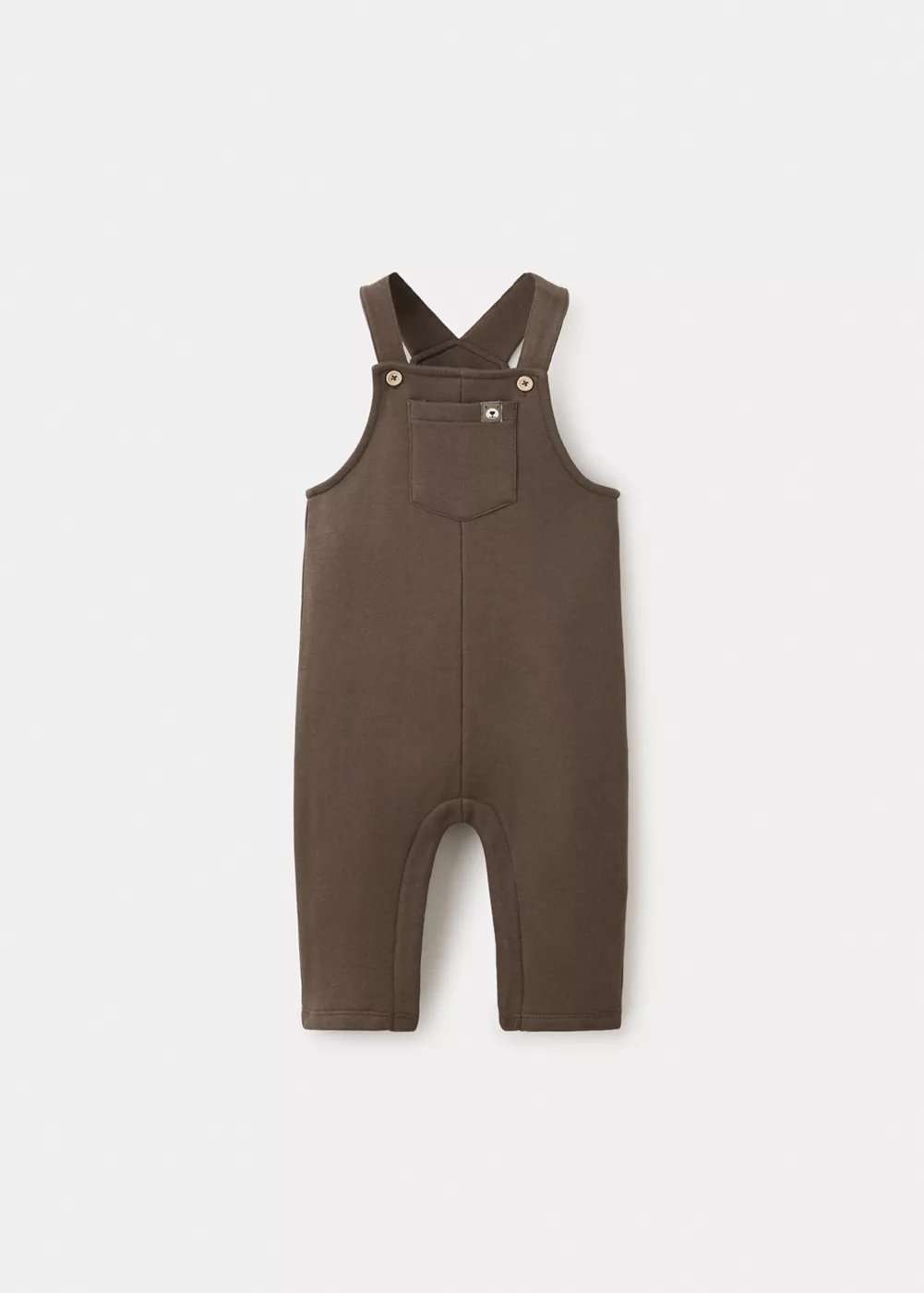 Salopette en coton à poche, MANGO BABY