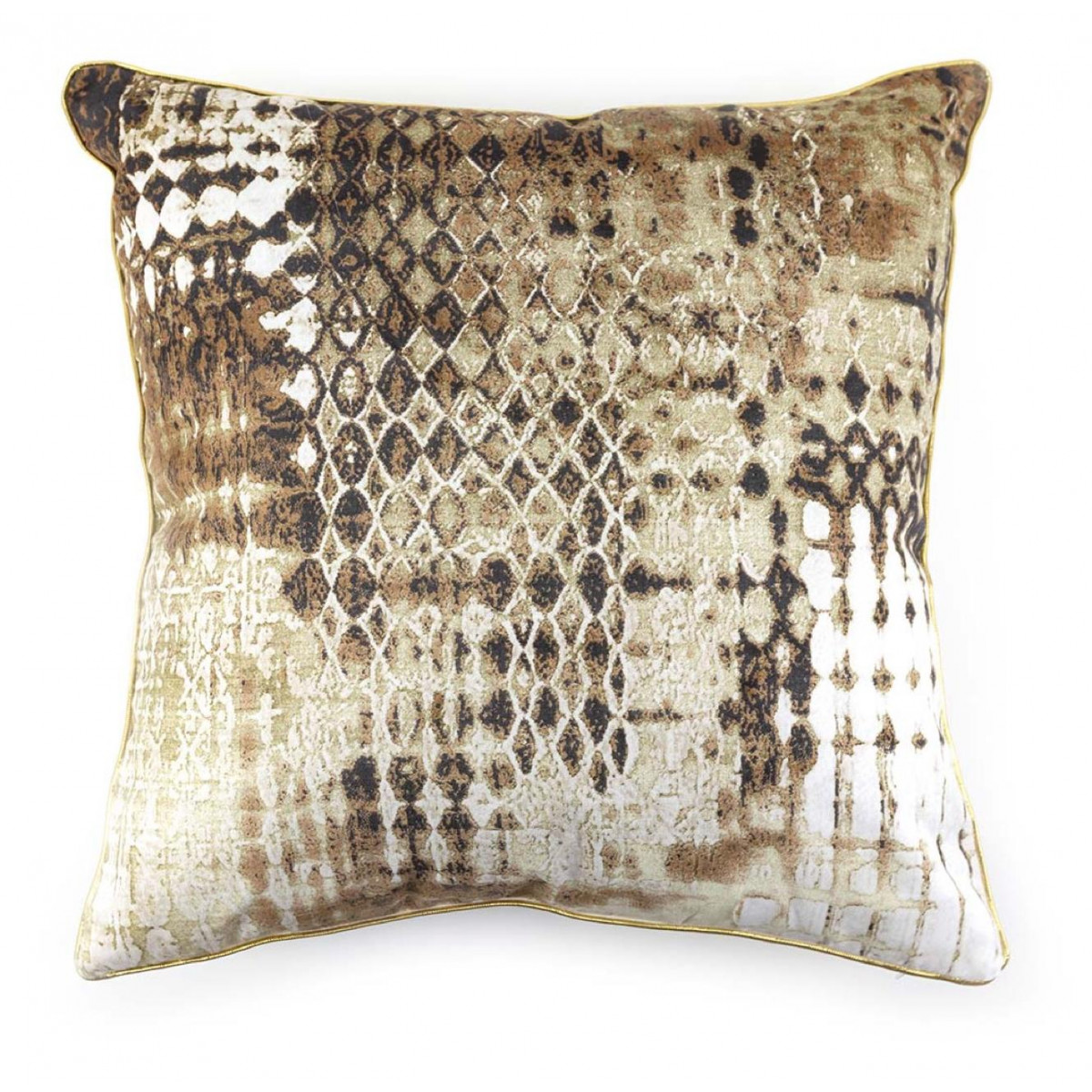 Coussin Polyester Marron 45x45cm - DÉCORATION, DECORATION D’AUTREFOIS