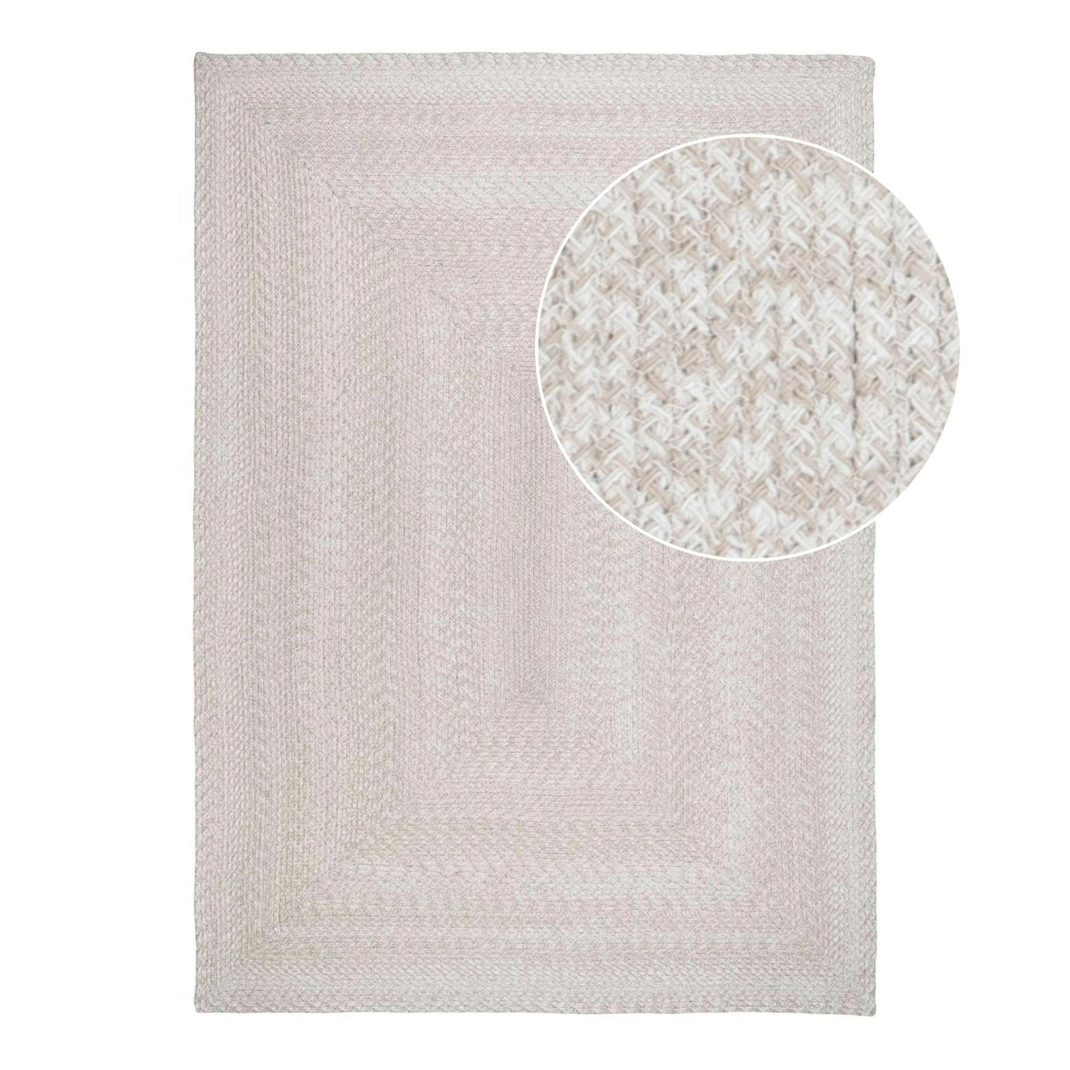 Tapis d'extérieur en plastique recyclé sable 200x300 cm ISTANBUL, PIER IMPORT