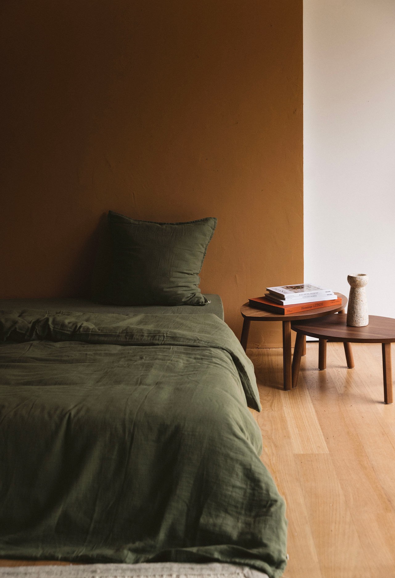 Housse de couette en gaze de coton uni, Les Essentiels, GABRIELLE PARIS