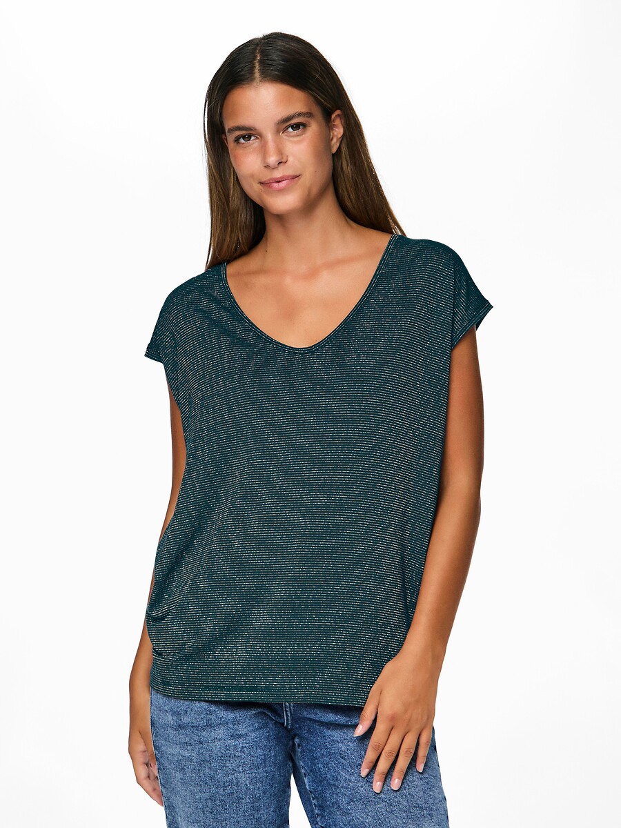 Camiseta efecto brillante, PIECES