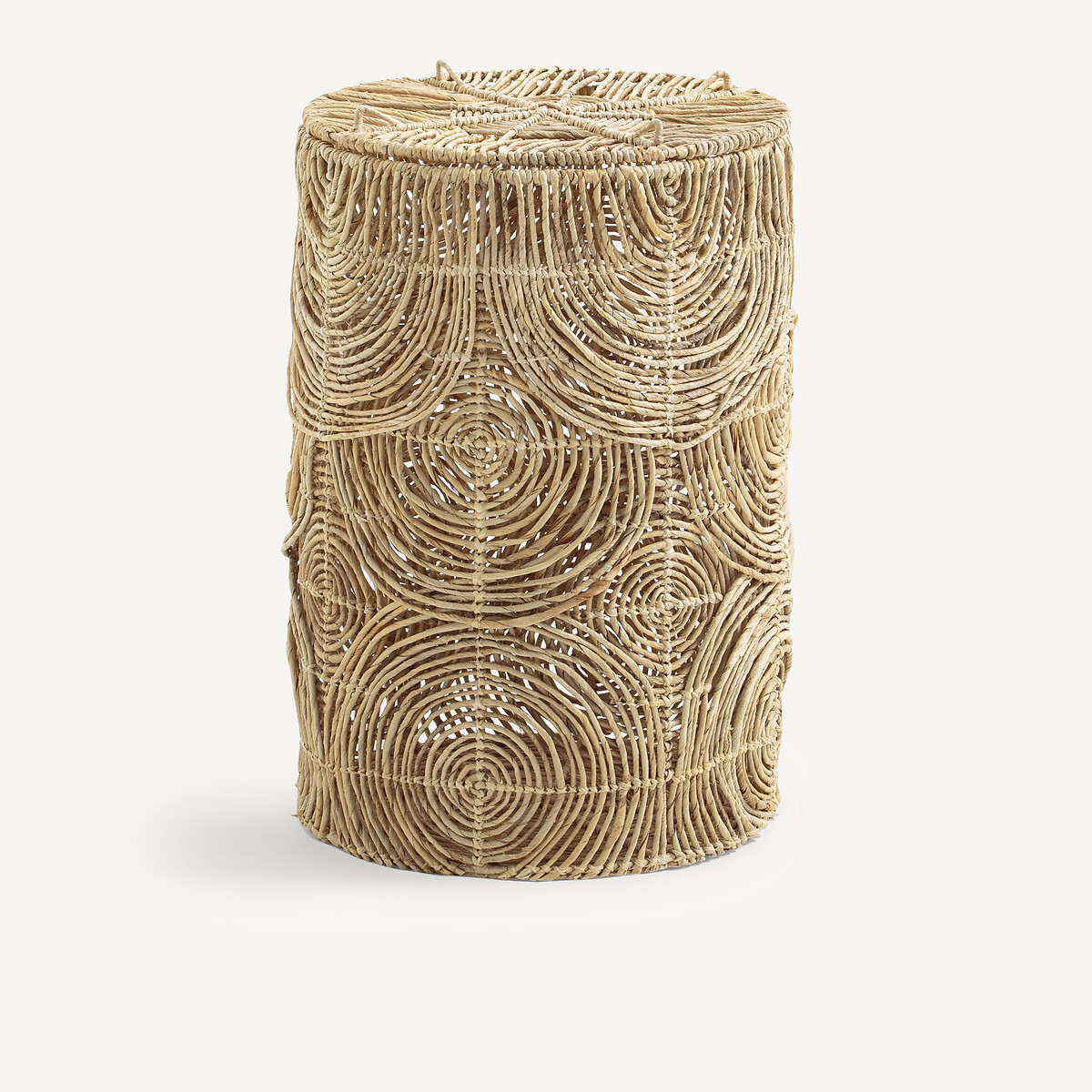 Panier à linge H60 cm abaca tressé, Orphée, AM.PM