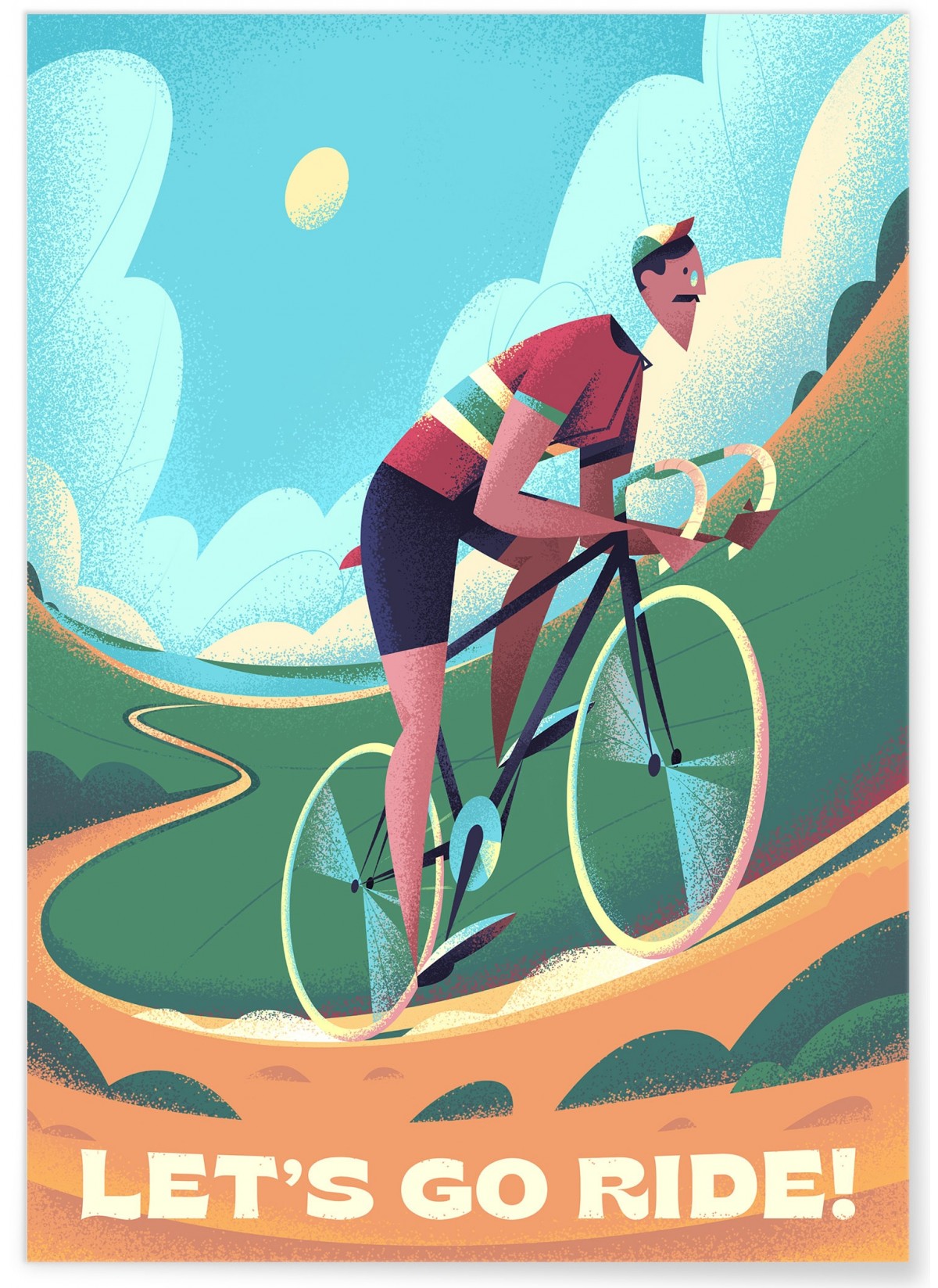 Affiche Let's go ride !, L'AFFICHERIE