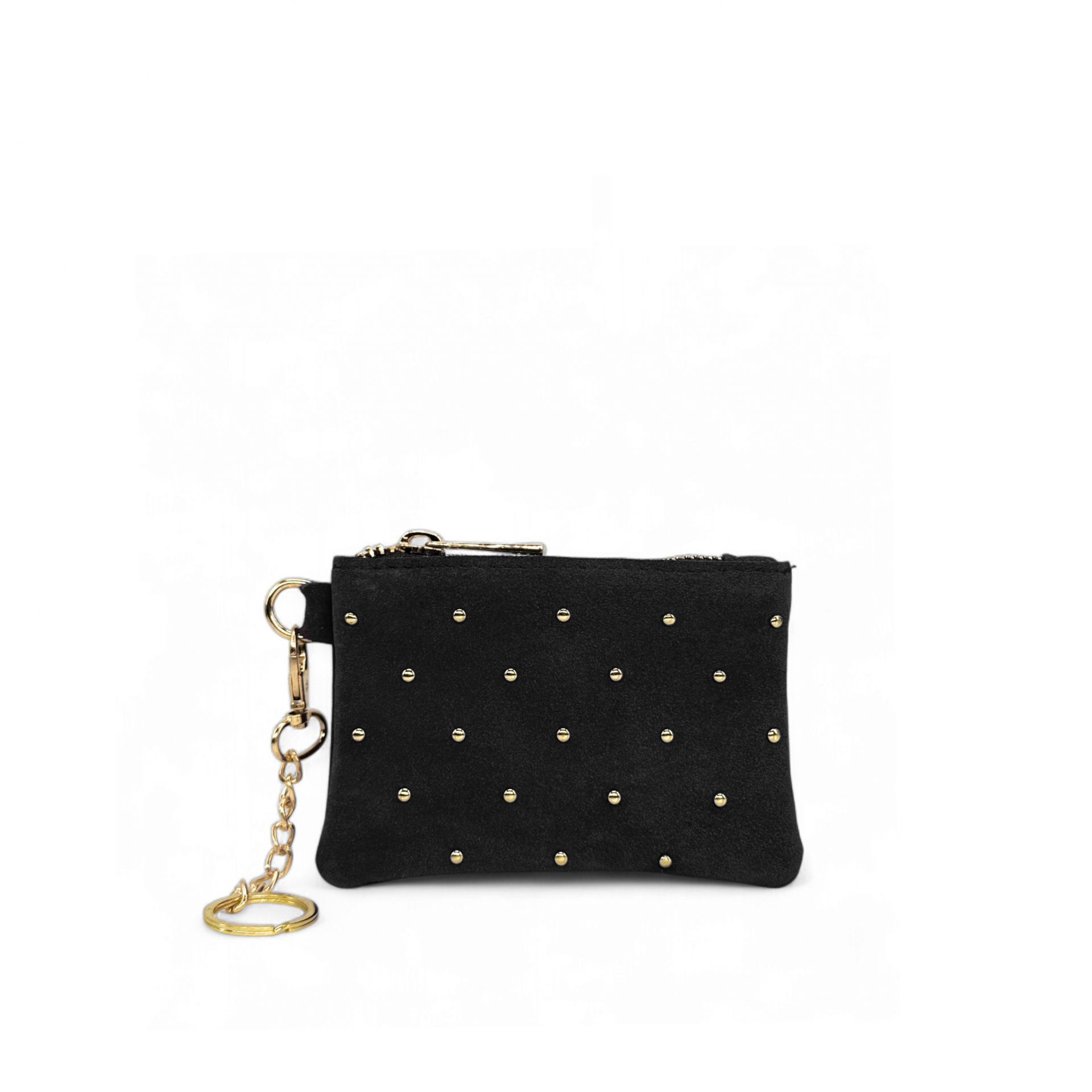 Porte-monnaie en cuir nubuck TINY DOTS, OH MY BAG