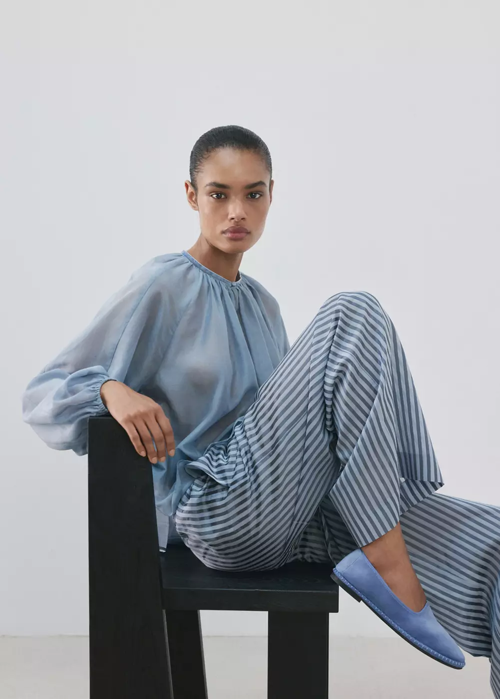 Chemise pyjama fluide en coton, MANGO