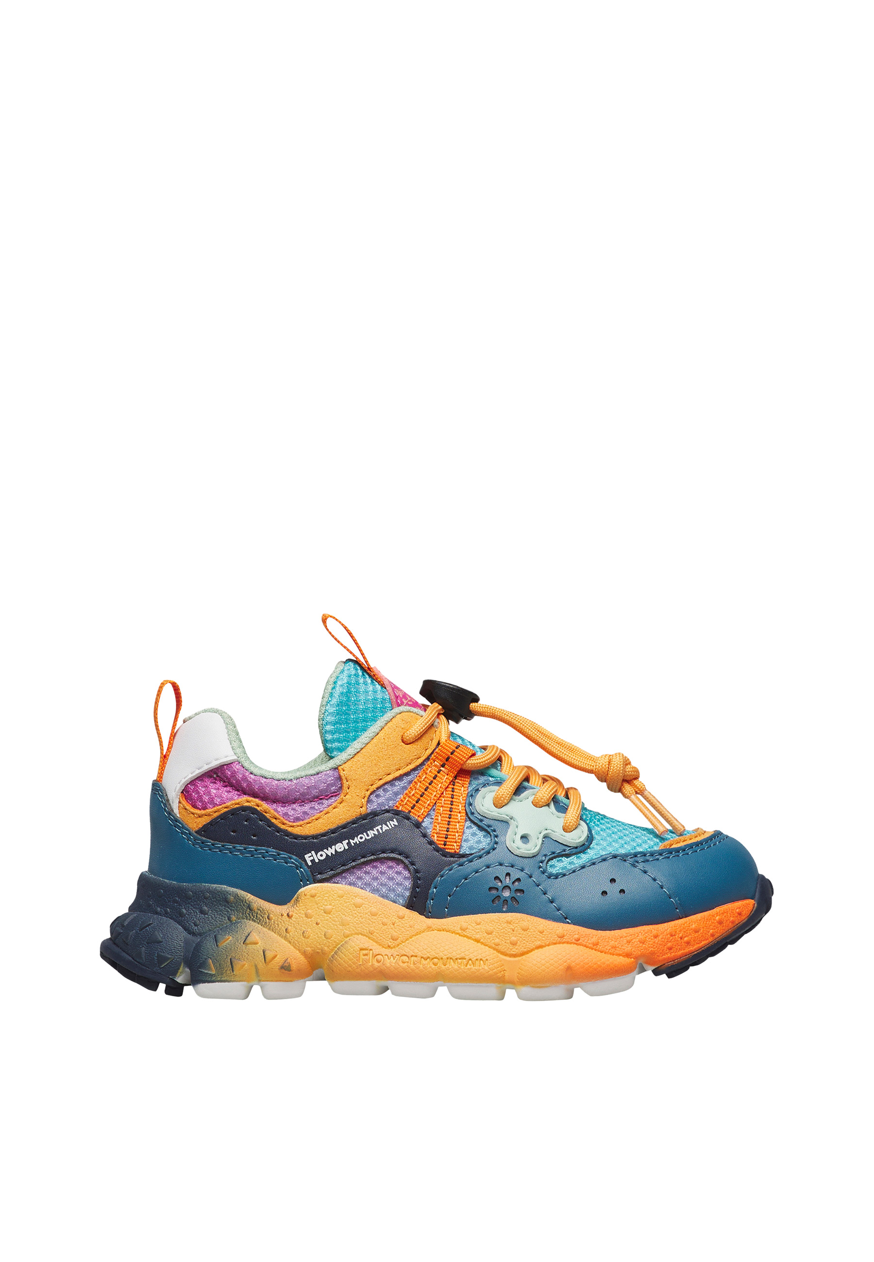 Sneakers en simili cuir et tissu technique YAMANO 3 JUNIOR., NATURINO