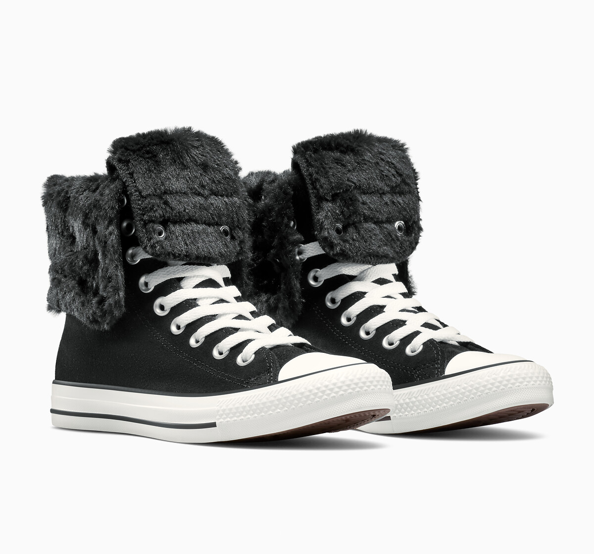 All Star Fold Over Winter Luxe Trainers, CONVERSE