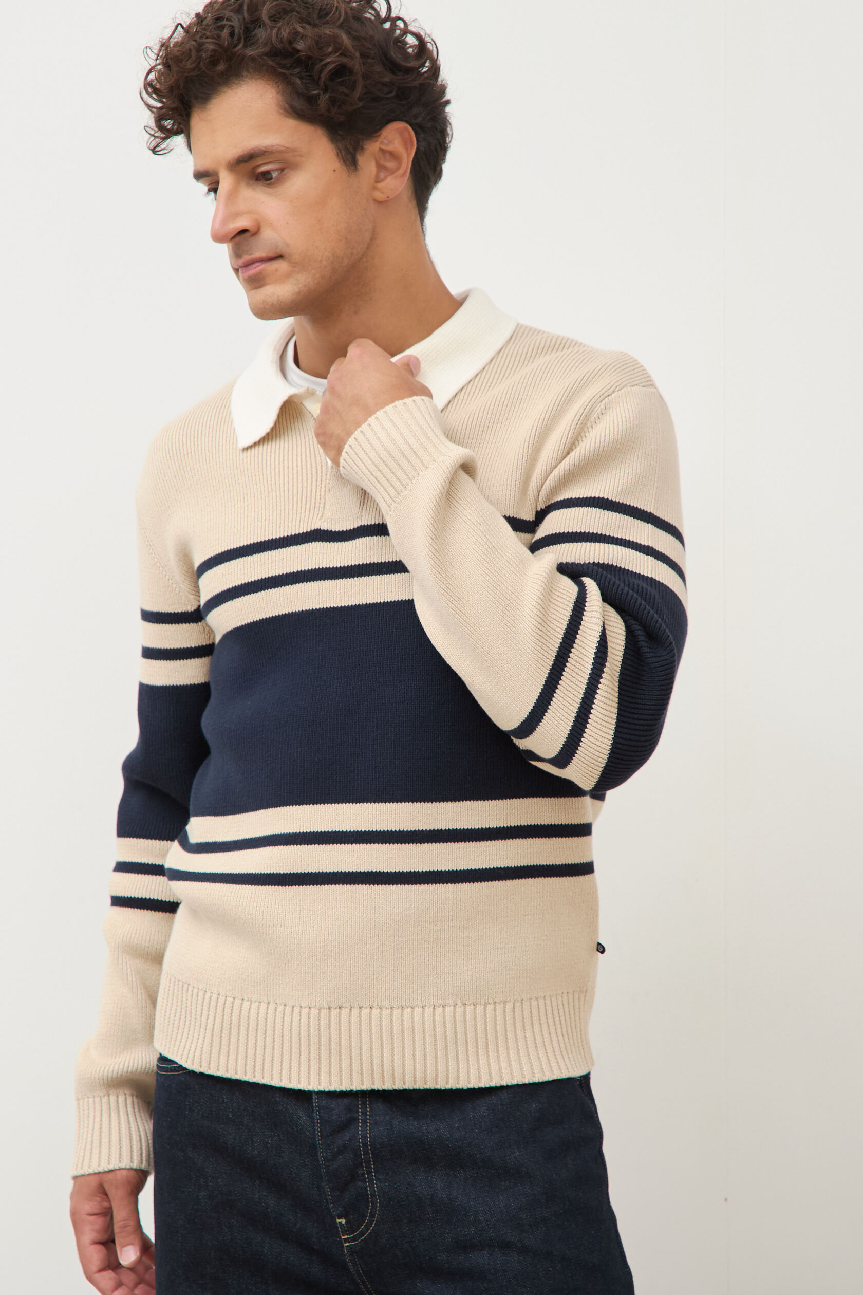 Pull manches longues en coton, BONOBO