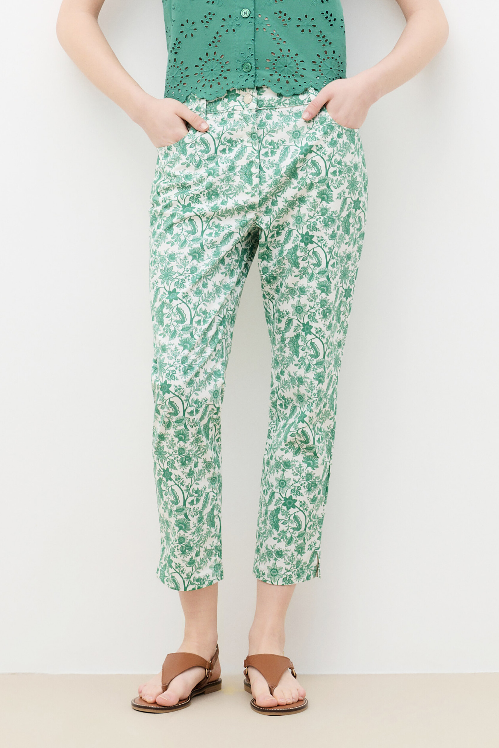 Pantalon 7/8ème fluide PASONATAPRINT, CAROLL
