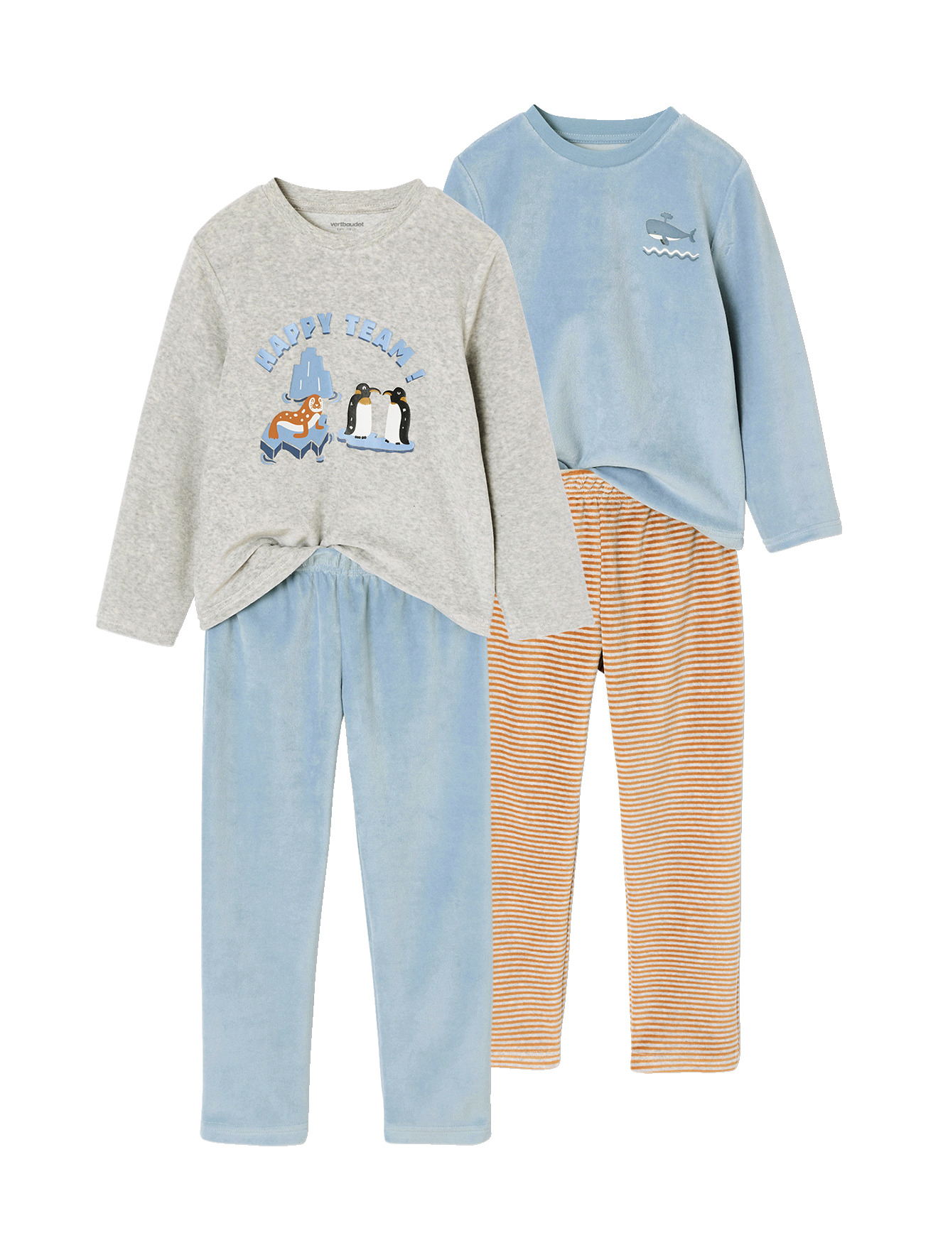 Lot de 2 pyjamas, VERTBAUDET