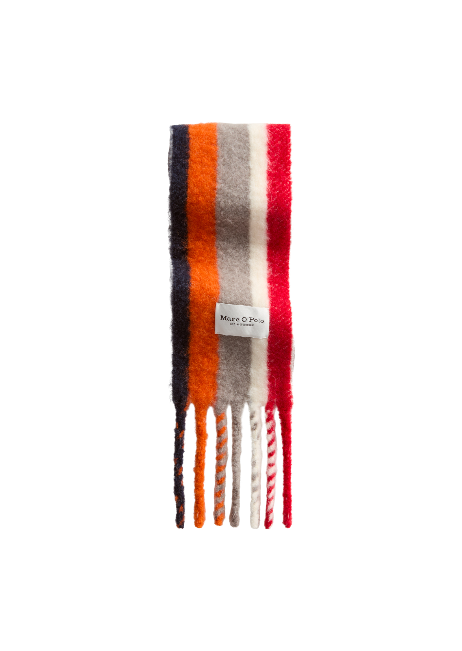 écharpe en laine avec de longues franges, MARC O'POLO