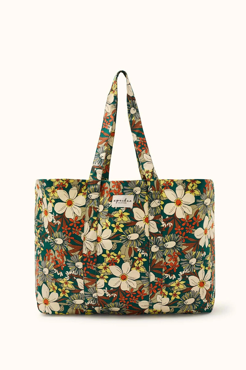Sac cabas imprimé floral, SAMBI, APACHES COLLECTIONS