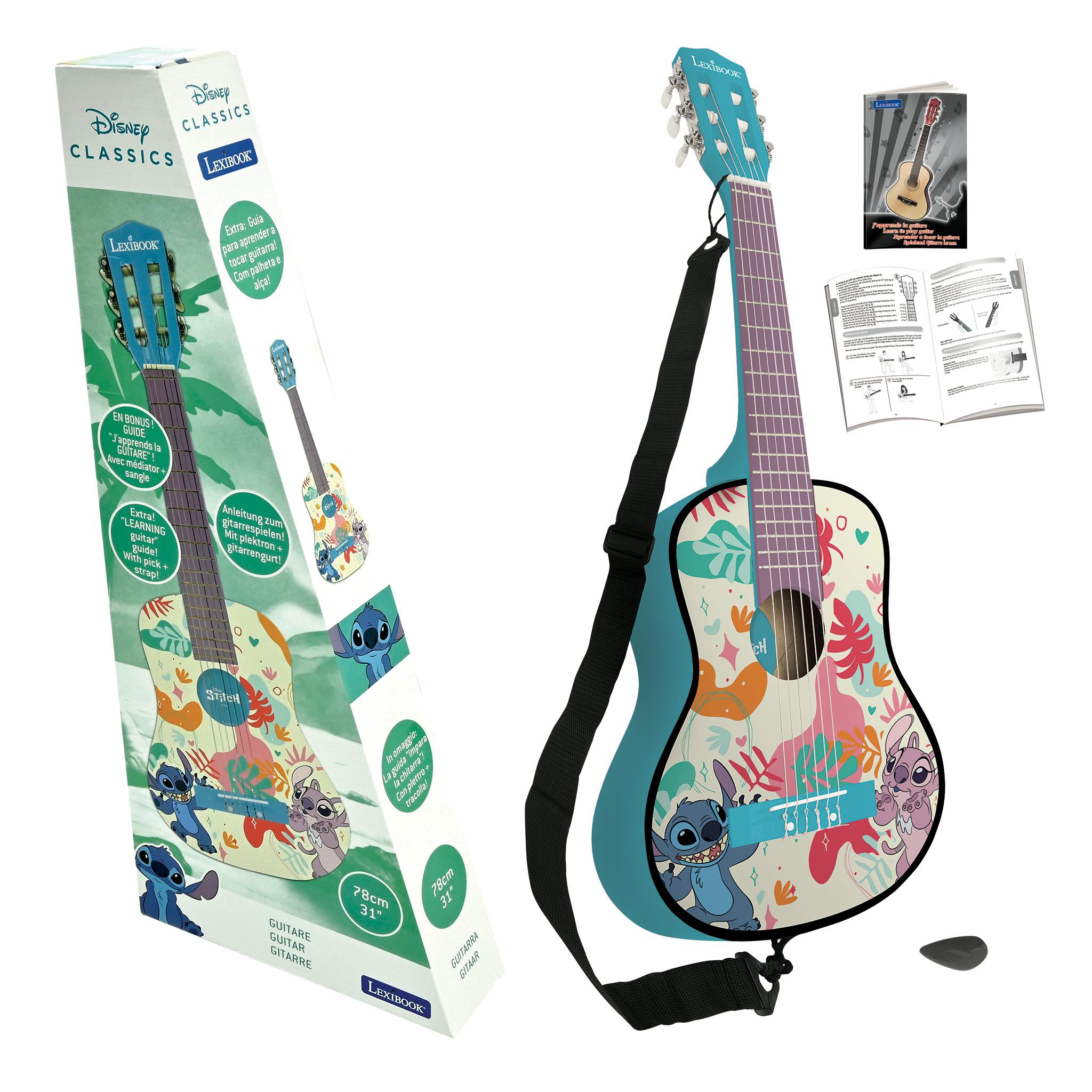 Guitare Acoustique Stitch, LEXIBOOK
