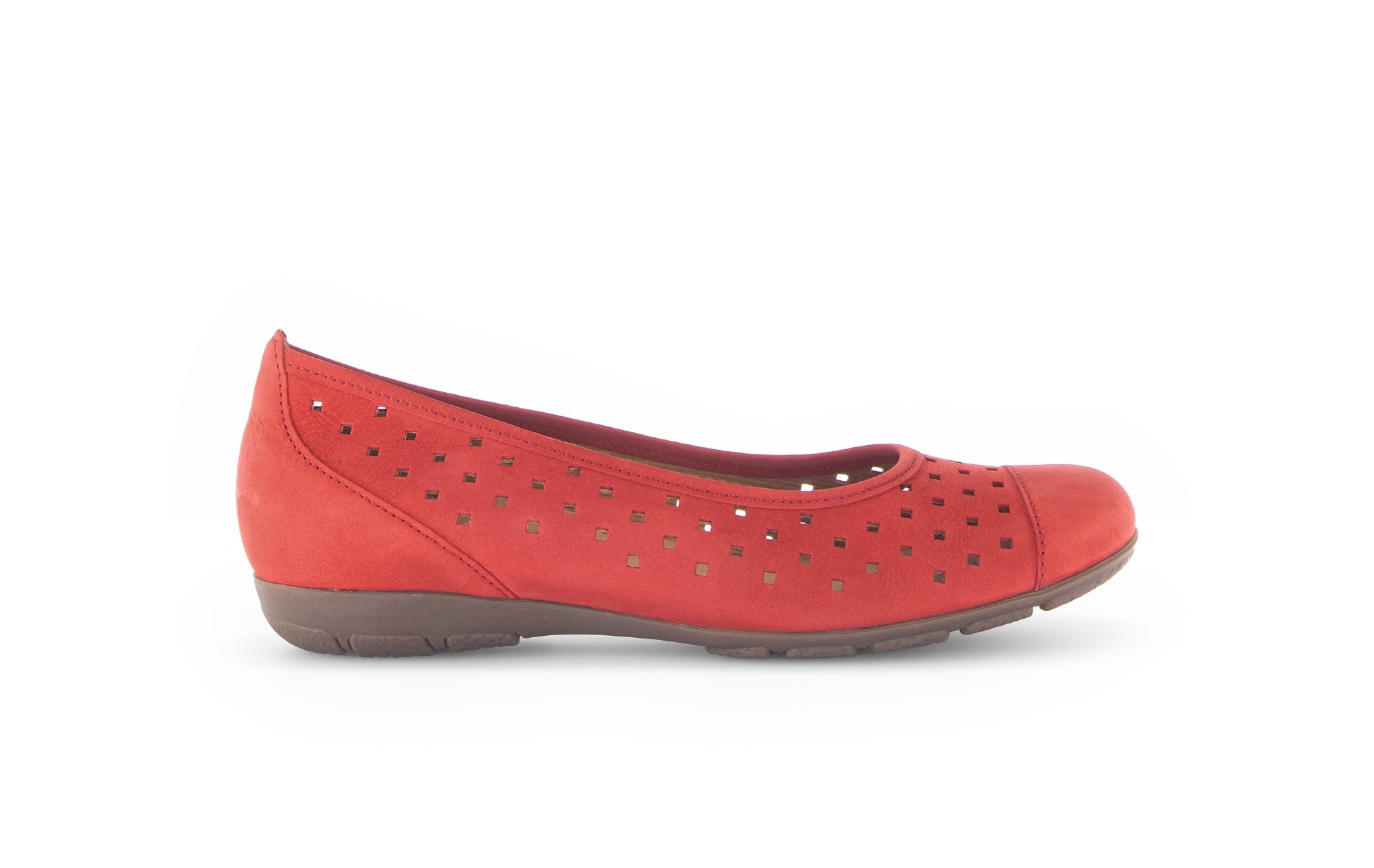 Ballerines en cuir à talon décroché, GABOR