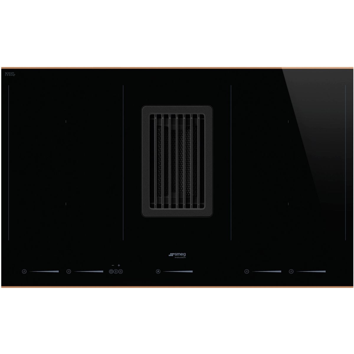 Plaque induction aspirante HOBD682R1, SMEG