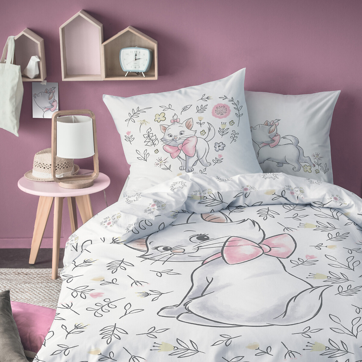 Aristocats Marie 100% Cotton Bed Set