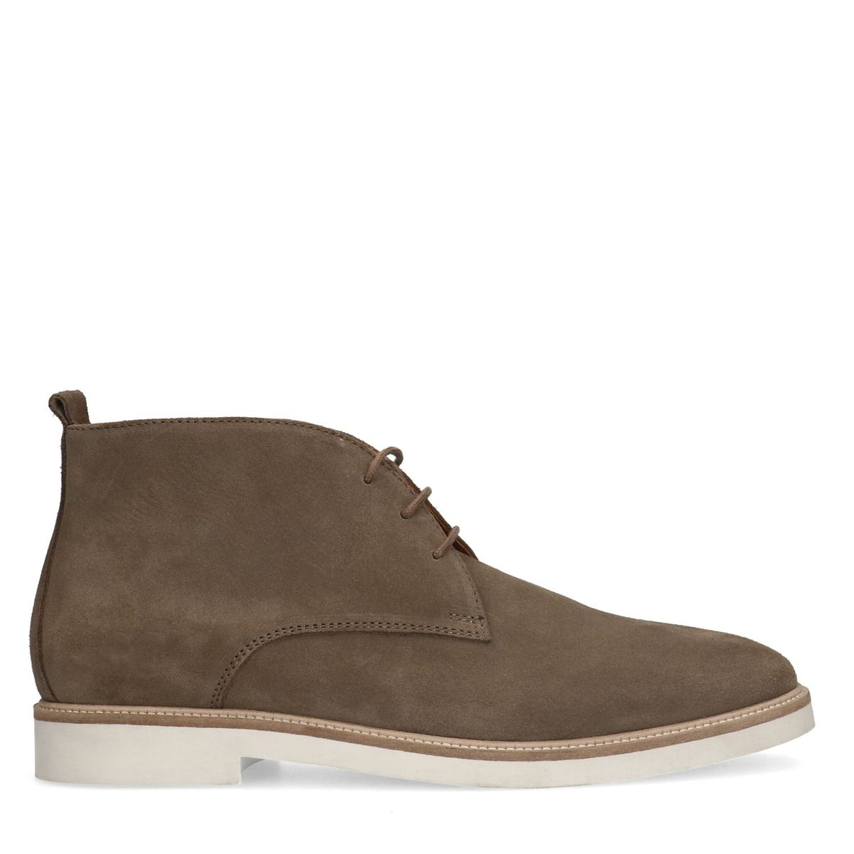 Boots lacets en daim