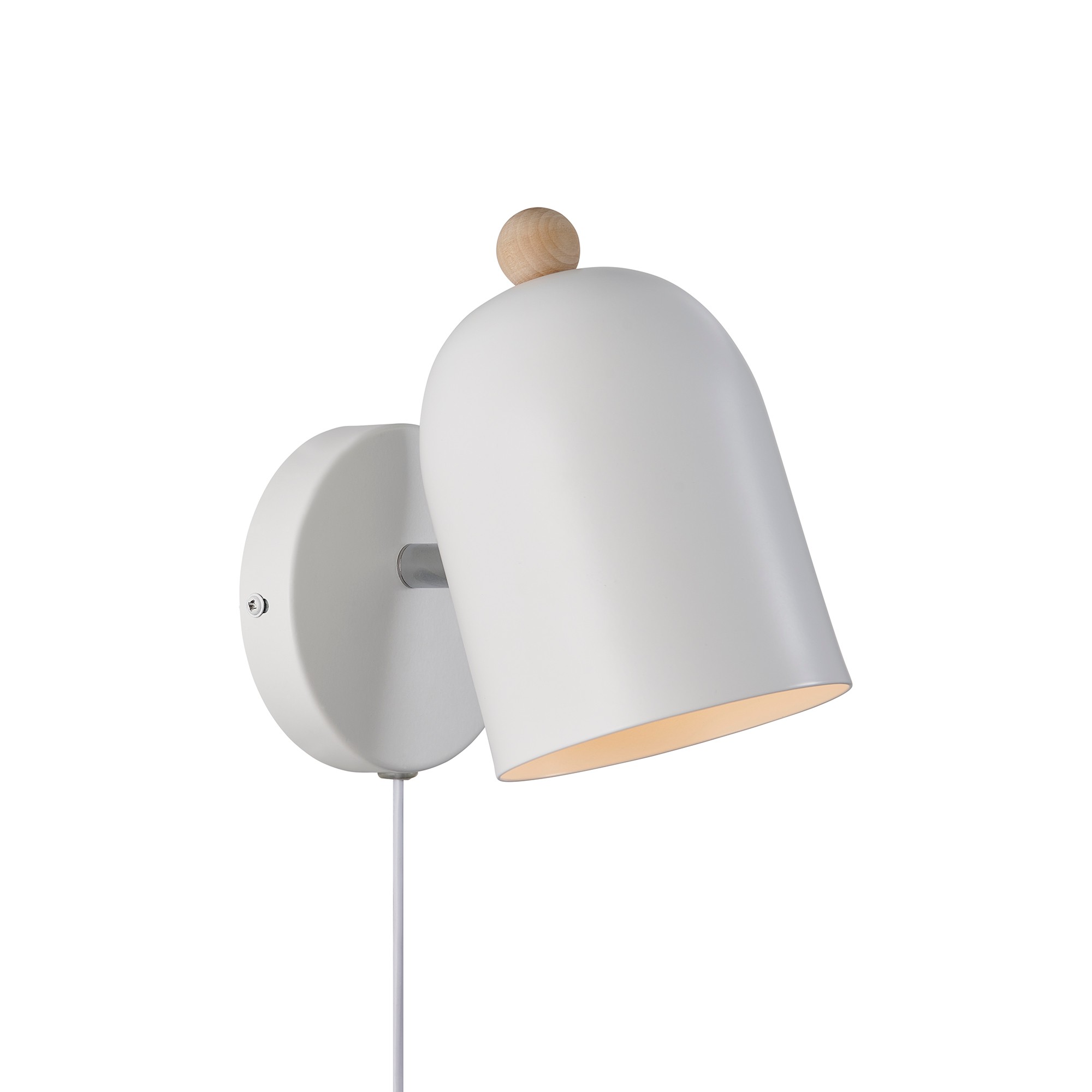 Applique murale nordique orientable, chambre enfant en métal et bois, GASTON, NORDLUX
