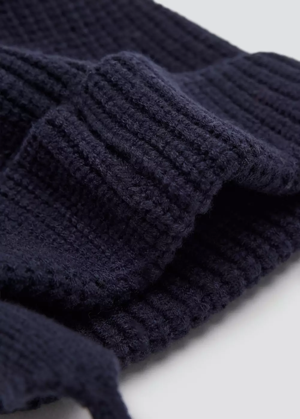 Bonnet en maille à pompon et cache-oreilles, MANGO BABY