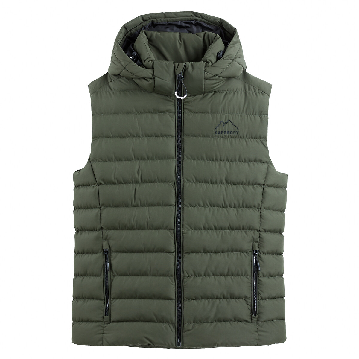 Quilted Hooded Padded Gilet