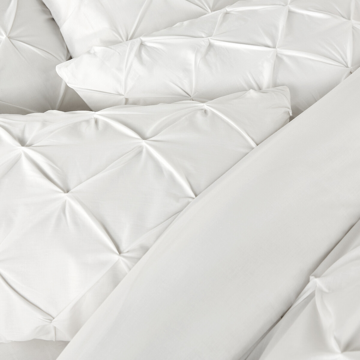 blanche ruched duvet cover