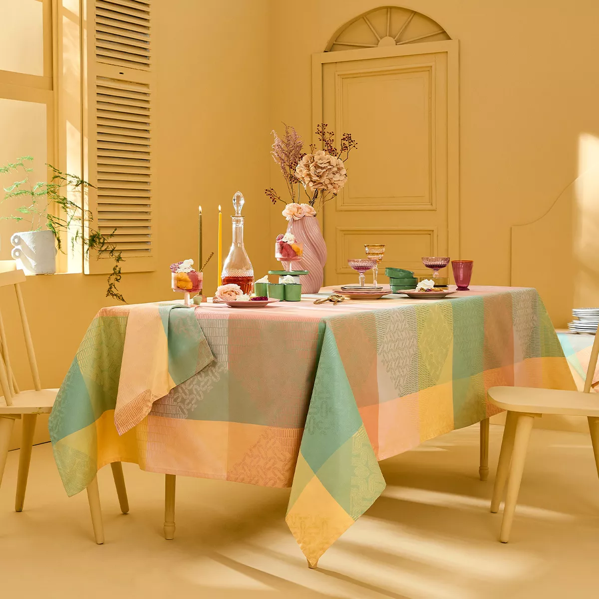 Nappe pur coton MILLE EMPREINTES, GARNIER THIEBAUT