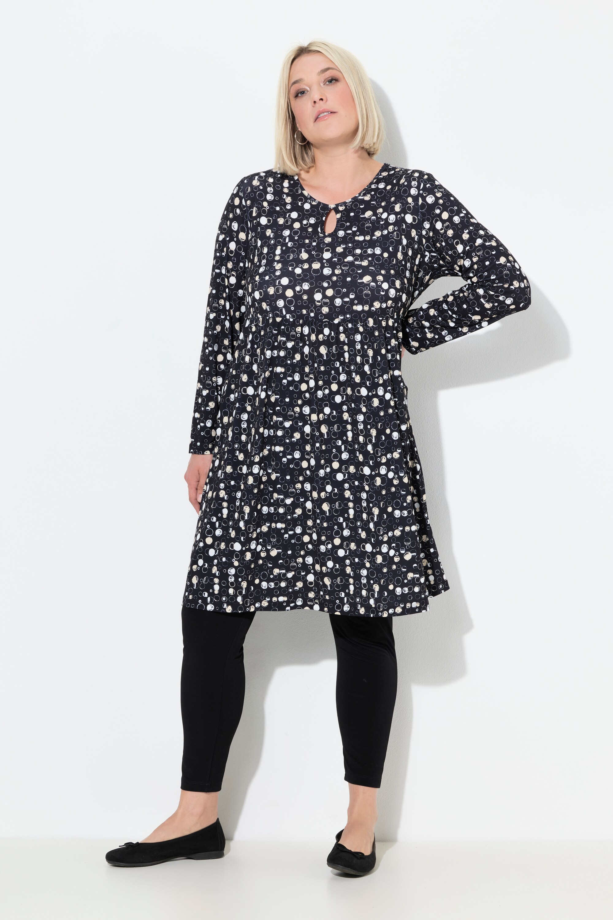 Robe en jersey à pois, ULLA POPKEN