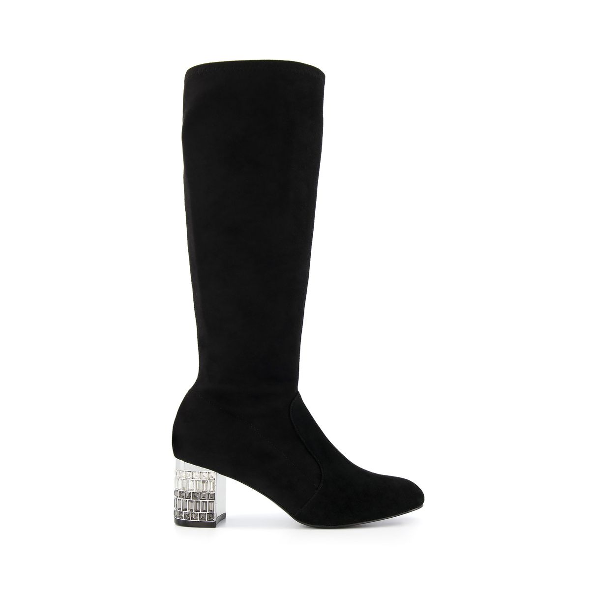 Boots daim outlet noir