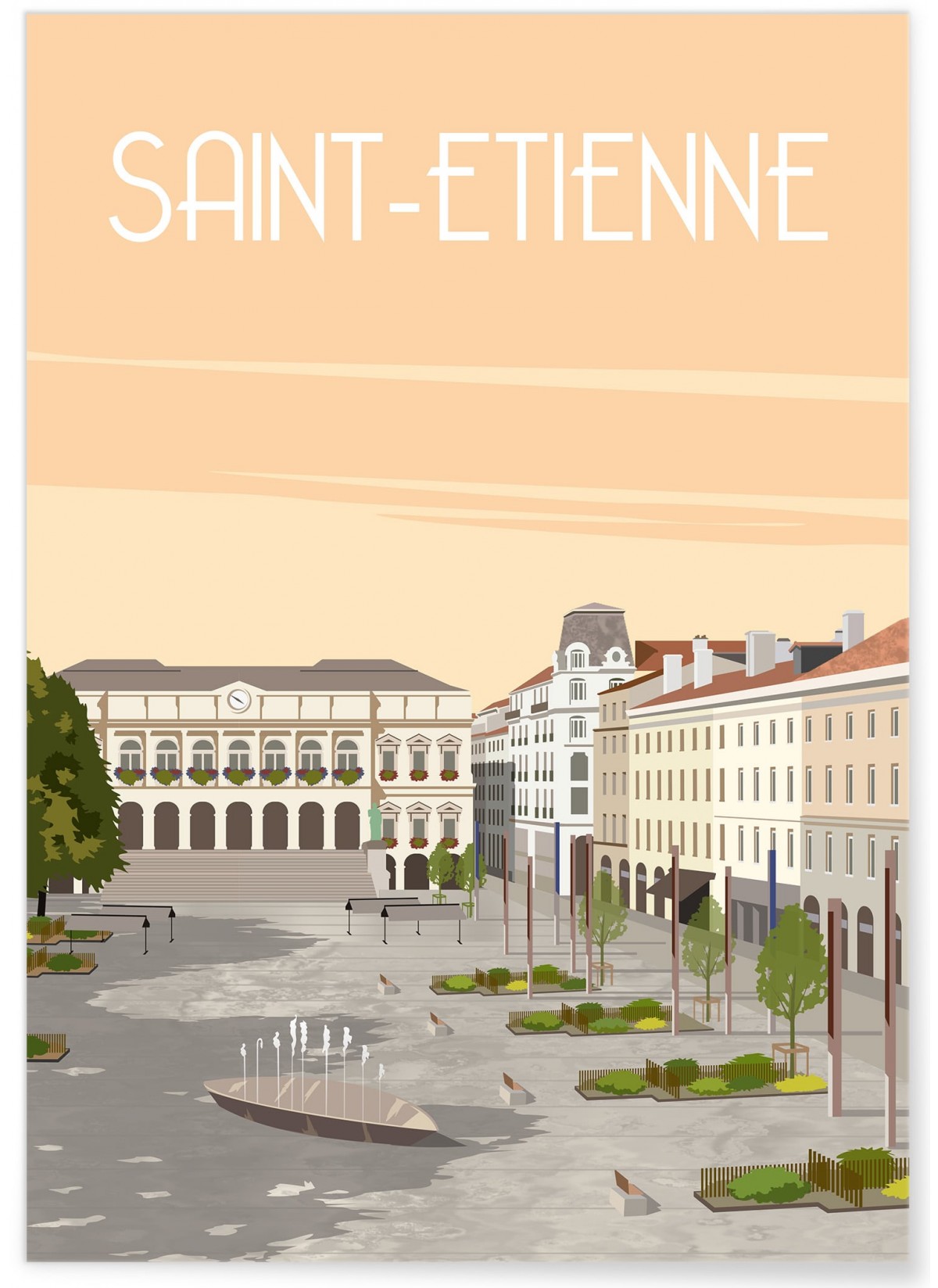 Affiche ville Saint-Étienne 2, L'AFFICHERIE
