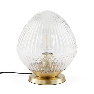 Ari Ridged Glass Table Lamp LA REDOUTE INTERIEURS image
