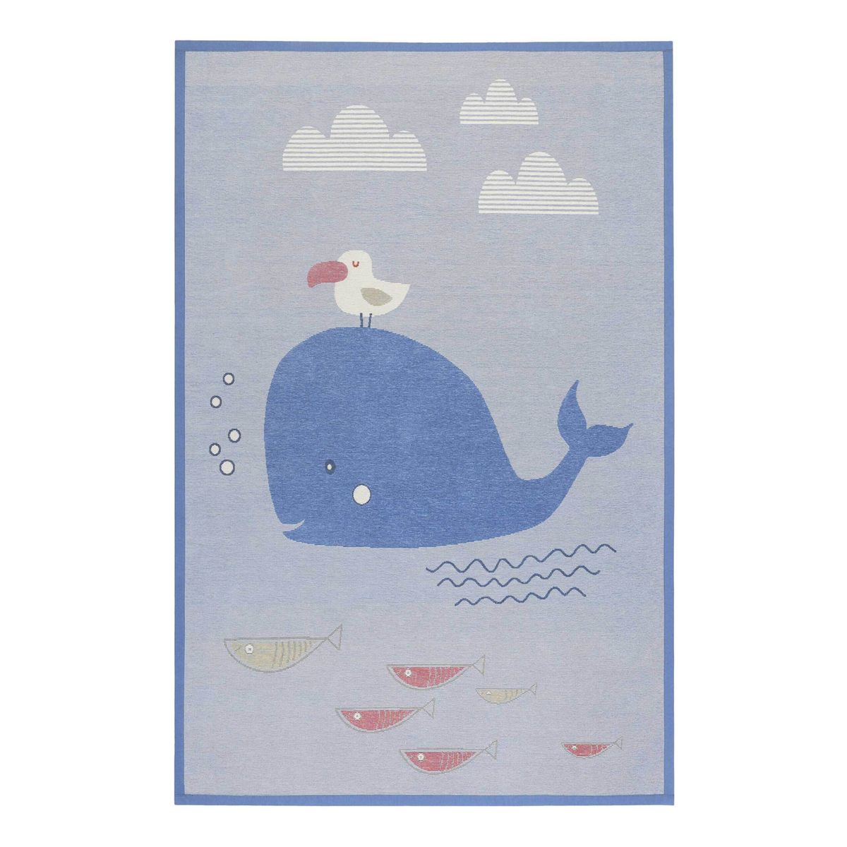 Tapis de jeu pour fille et garçon Whale