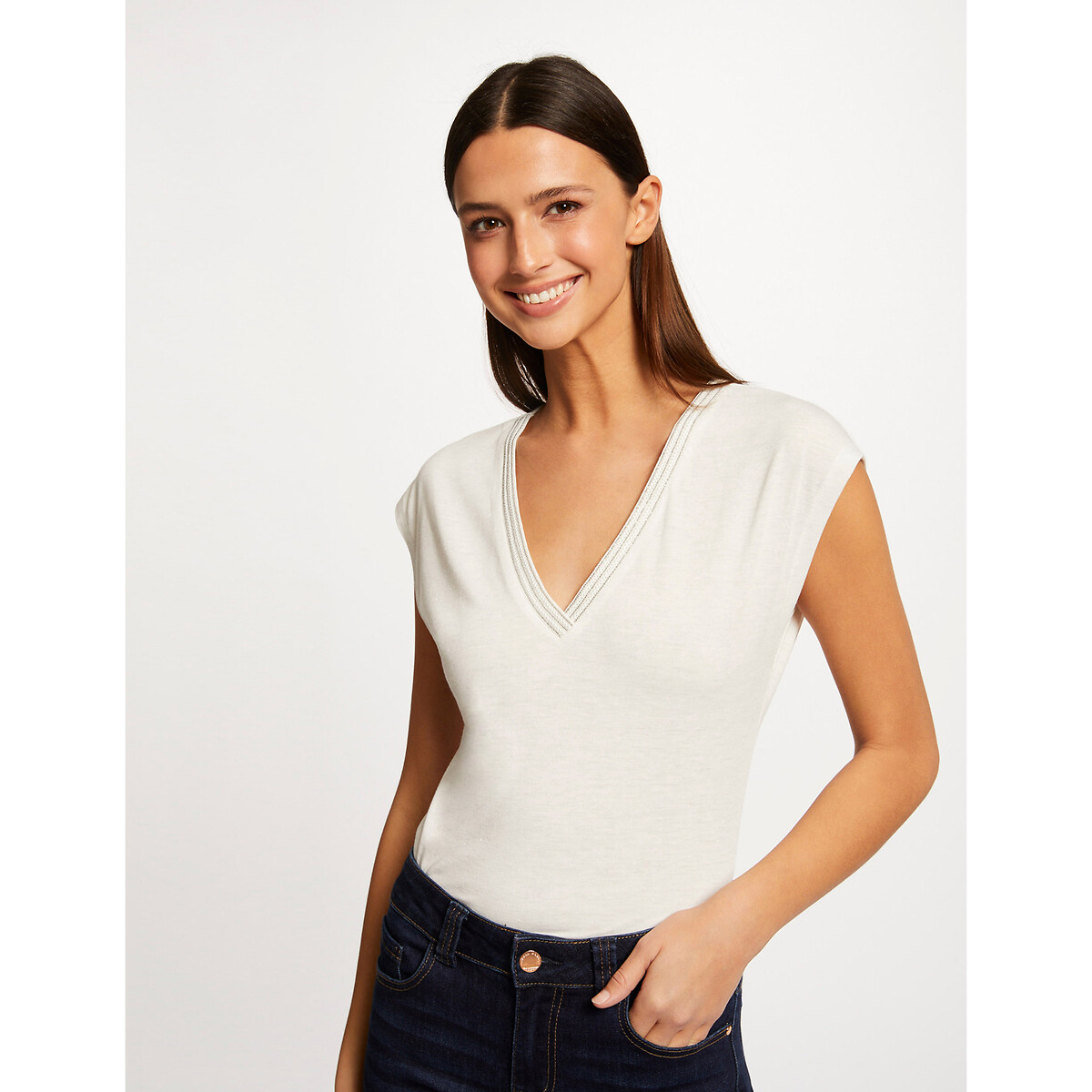 La redoute tee 2024 shirt femme manches courtes