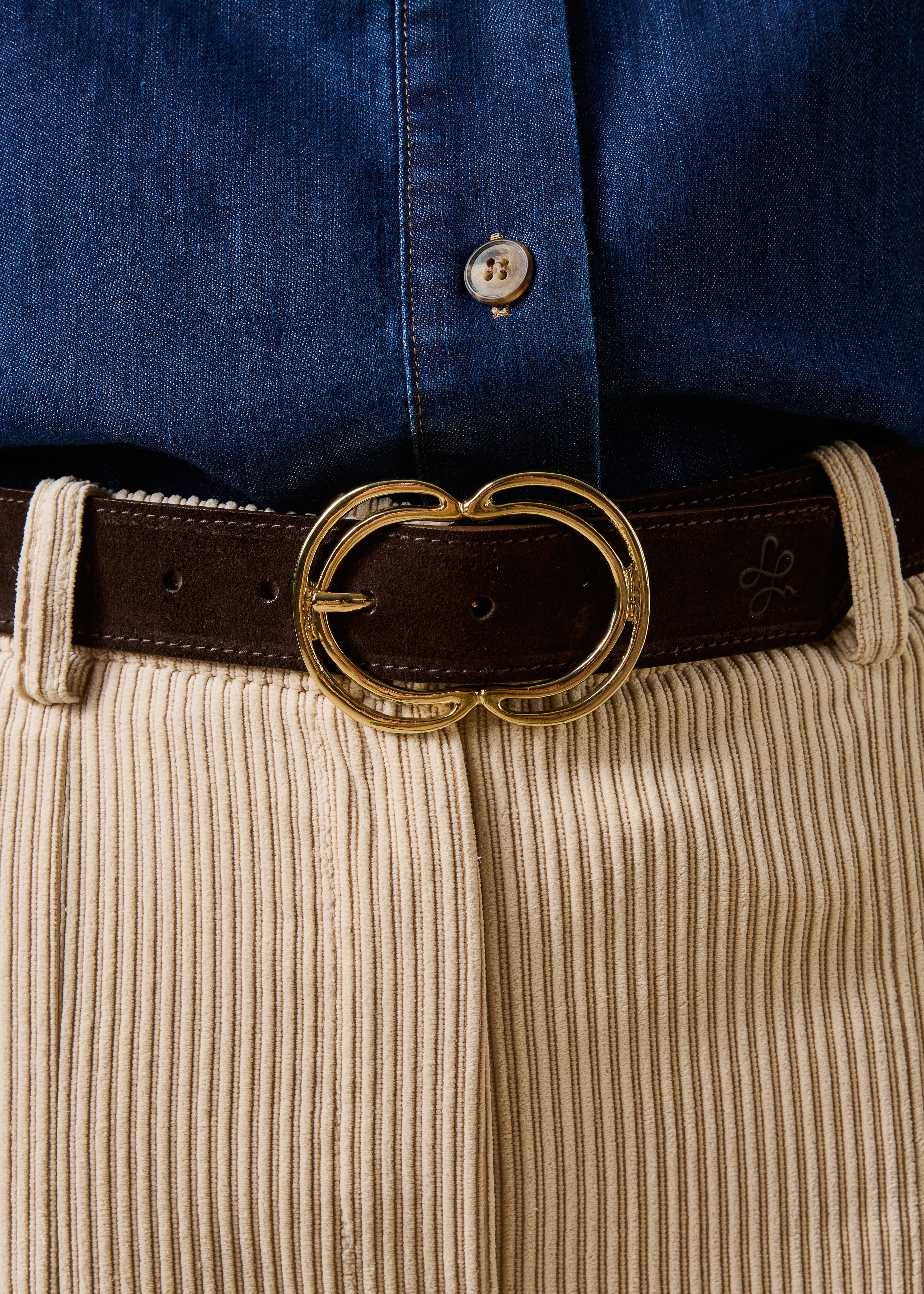 Ceinture boucle ovale, LA FEE MARABOUTEE