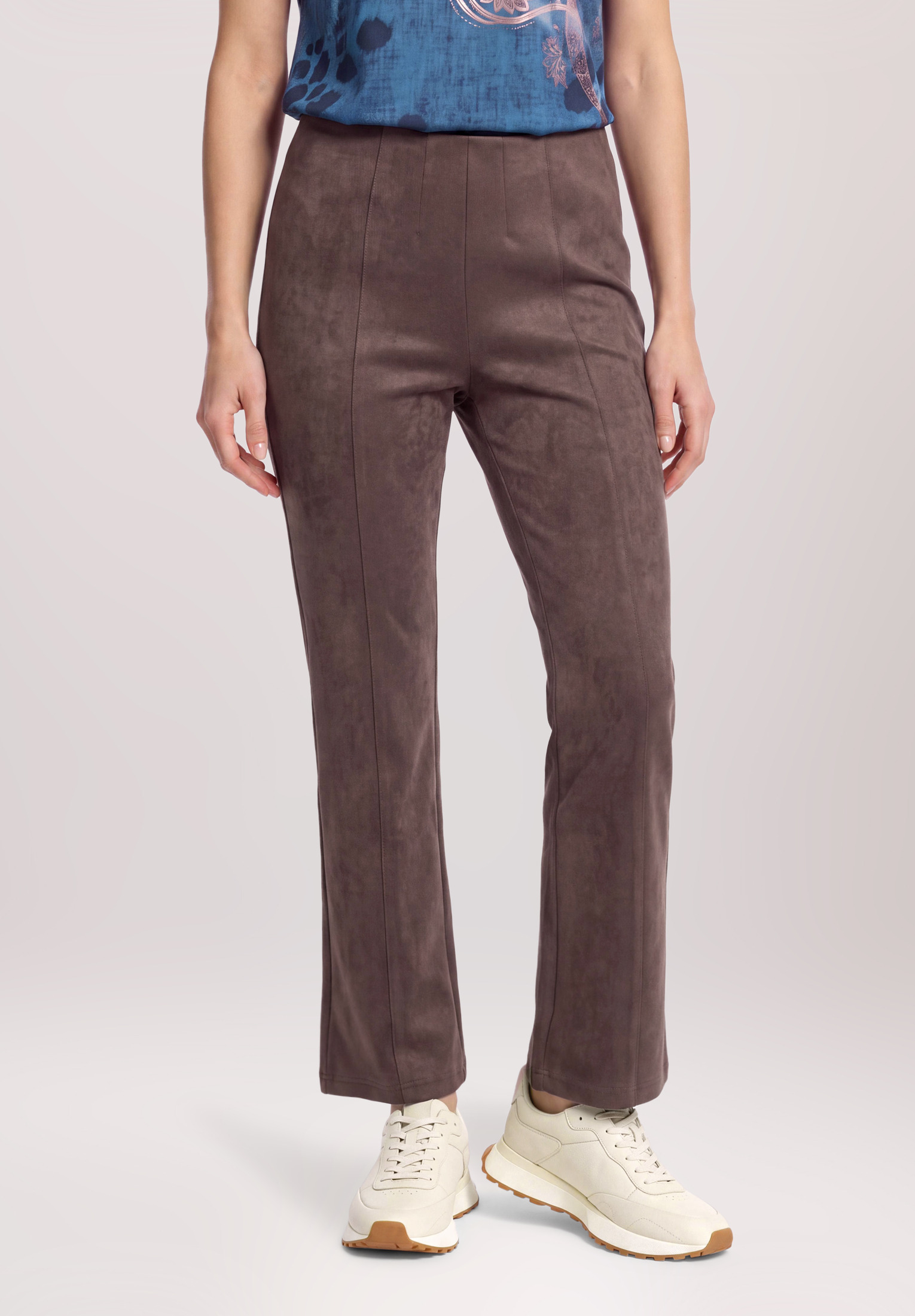 Pantalon en simili cuir à taille élastique, BETTY BARCLAY