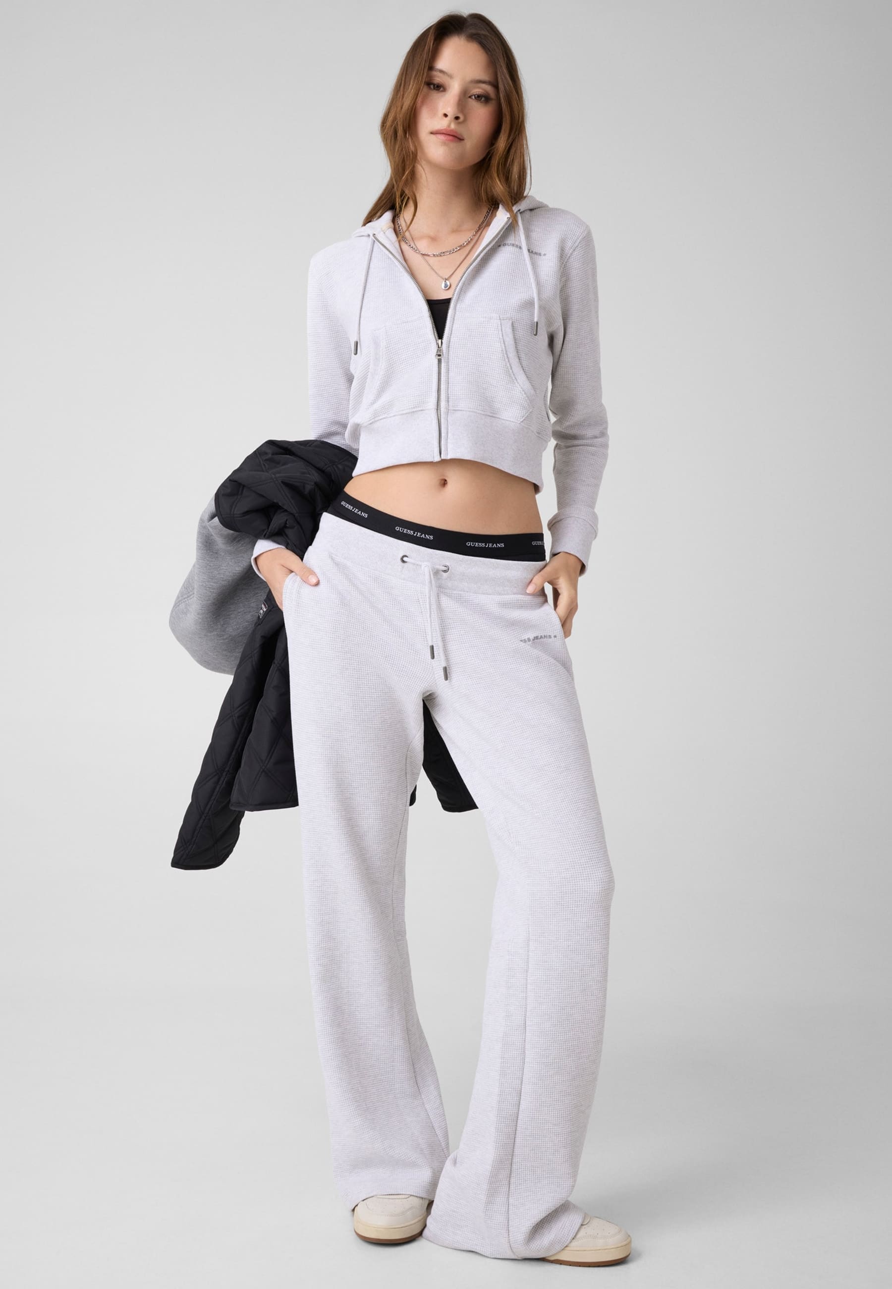 Joggers En Coton Gaufré, GUESS JEANS